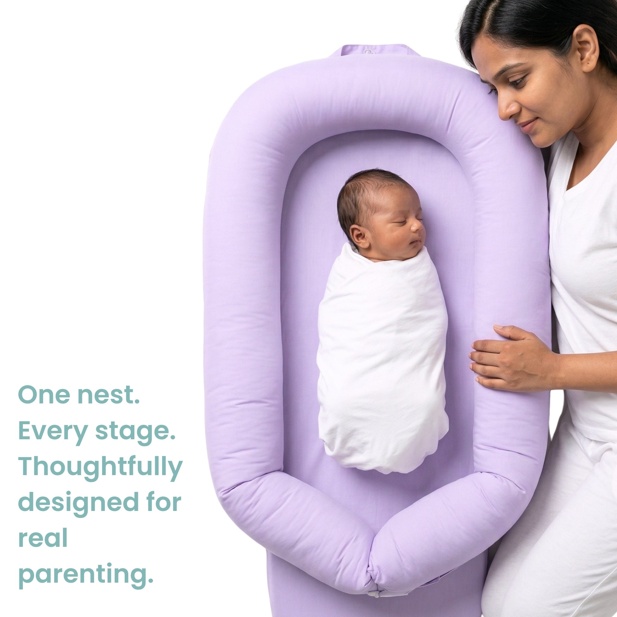 BABY NEST - LILAC NESTO PAD | TULO BABY