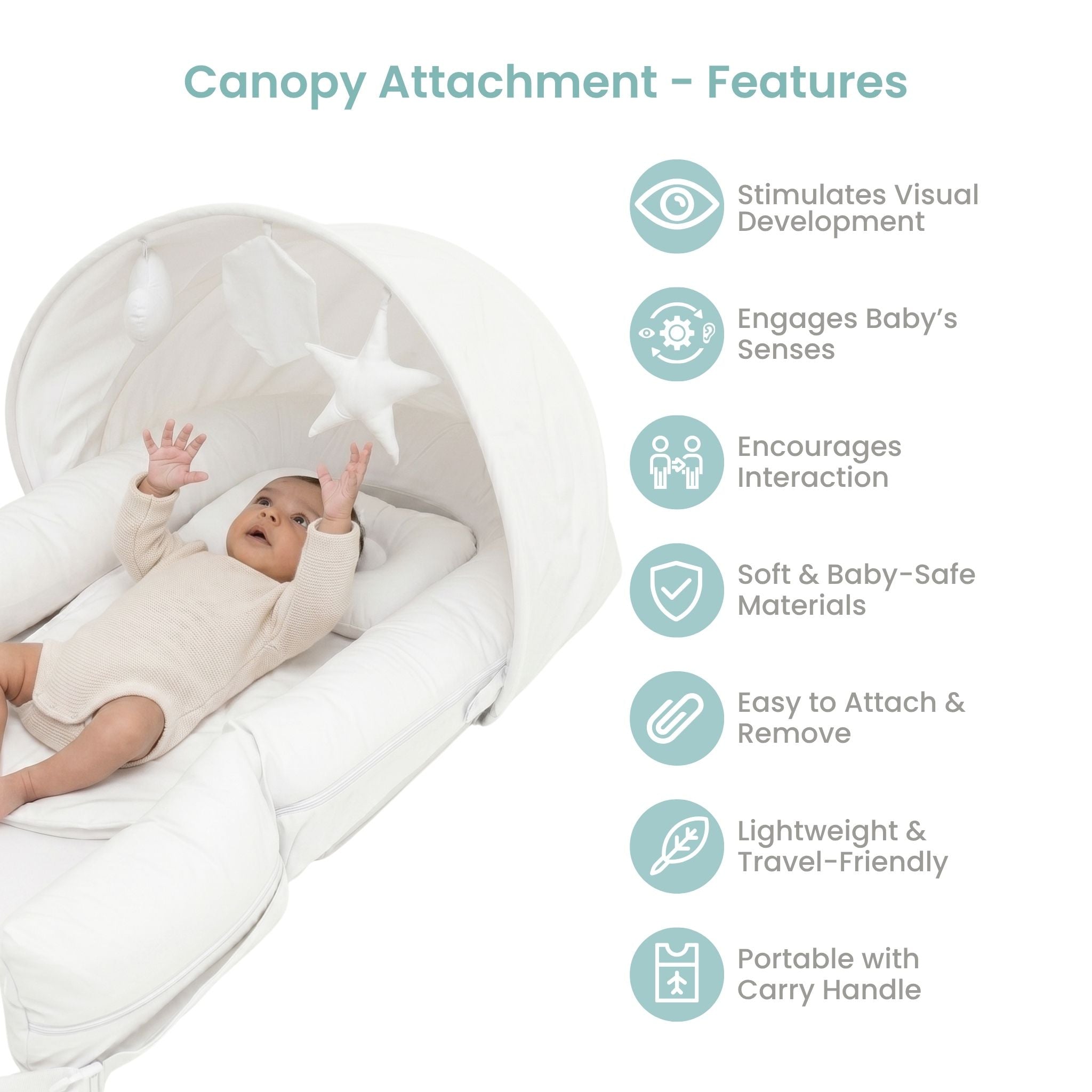 CREAM NESTO PAD CANOPY