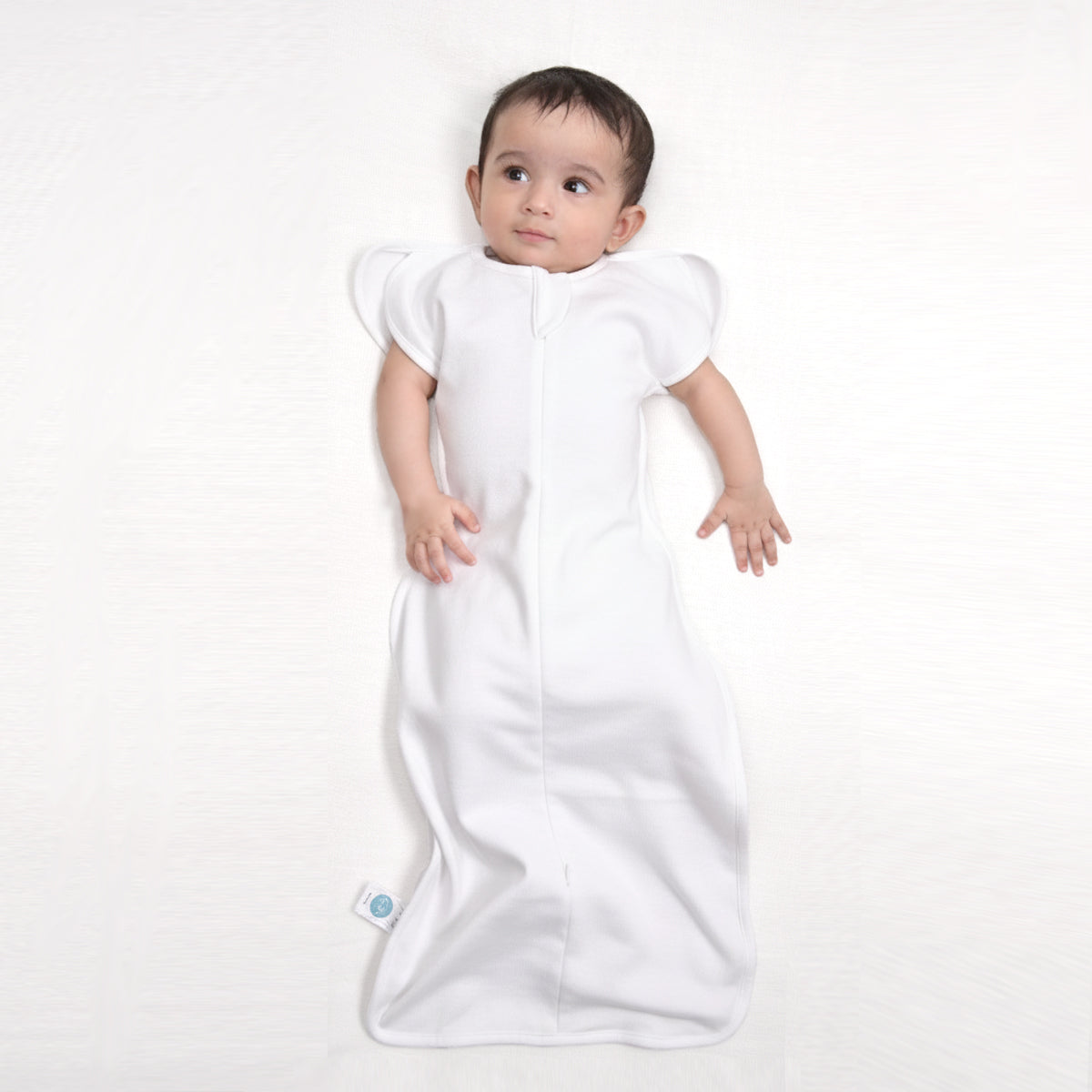 TRANSITIONAL POD SWADDLE FOR BABIES (0.6 TOG) - CREAM | TULO BABY
