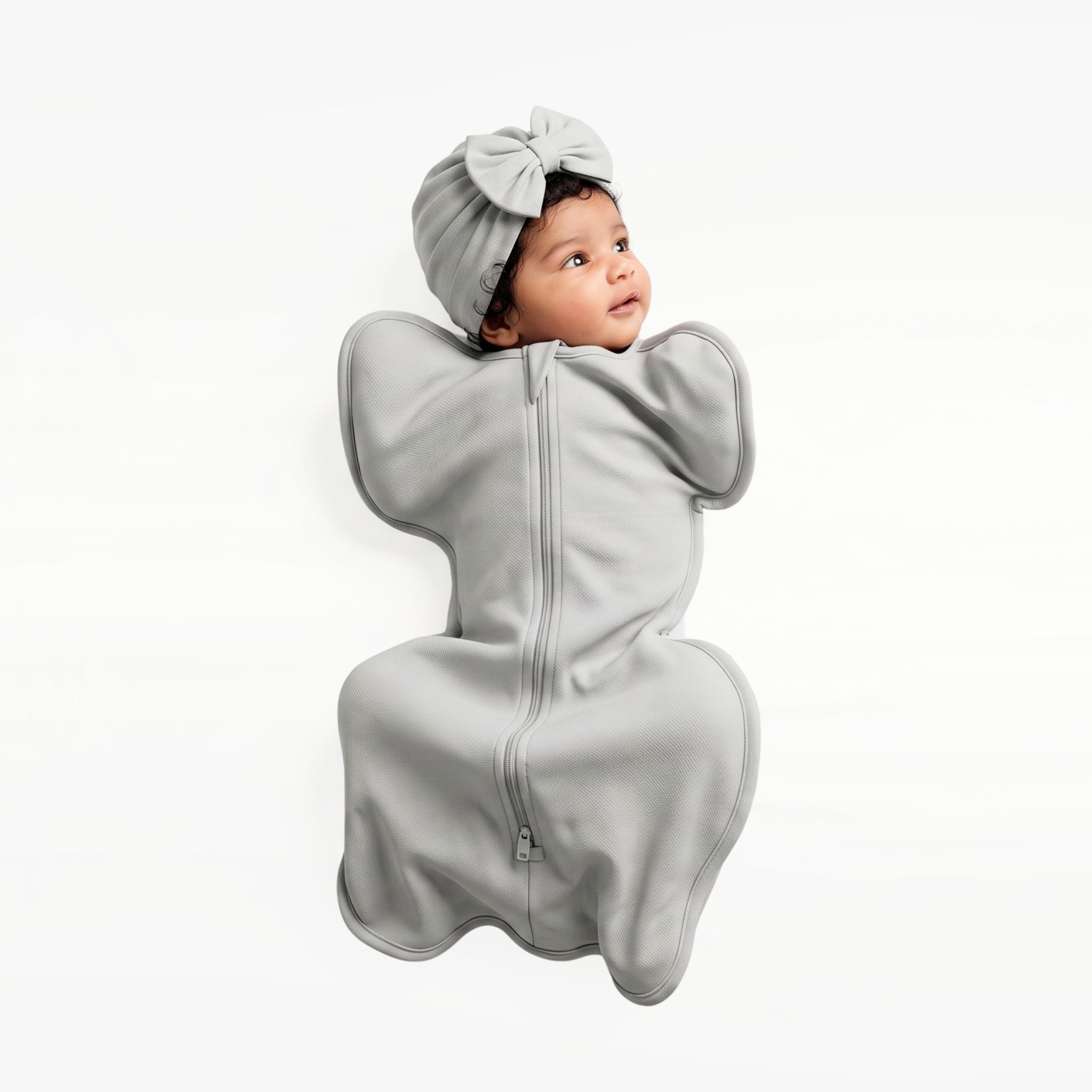 SLEEPING POD SWADDLE FOR BABIES (2.5 TOG) - SMOKY GREY | TULO BABY