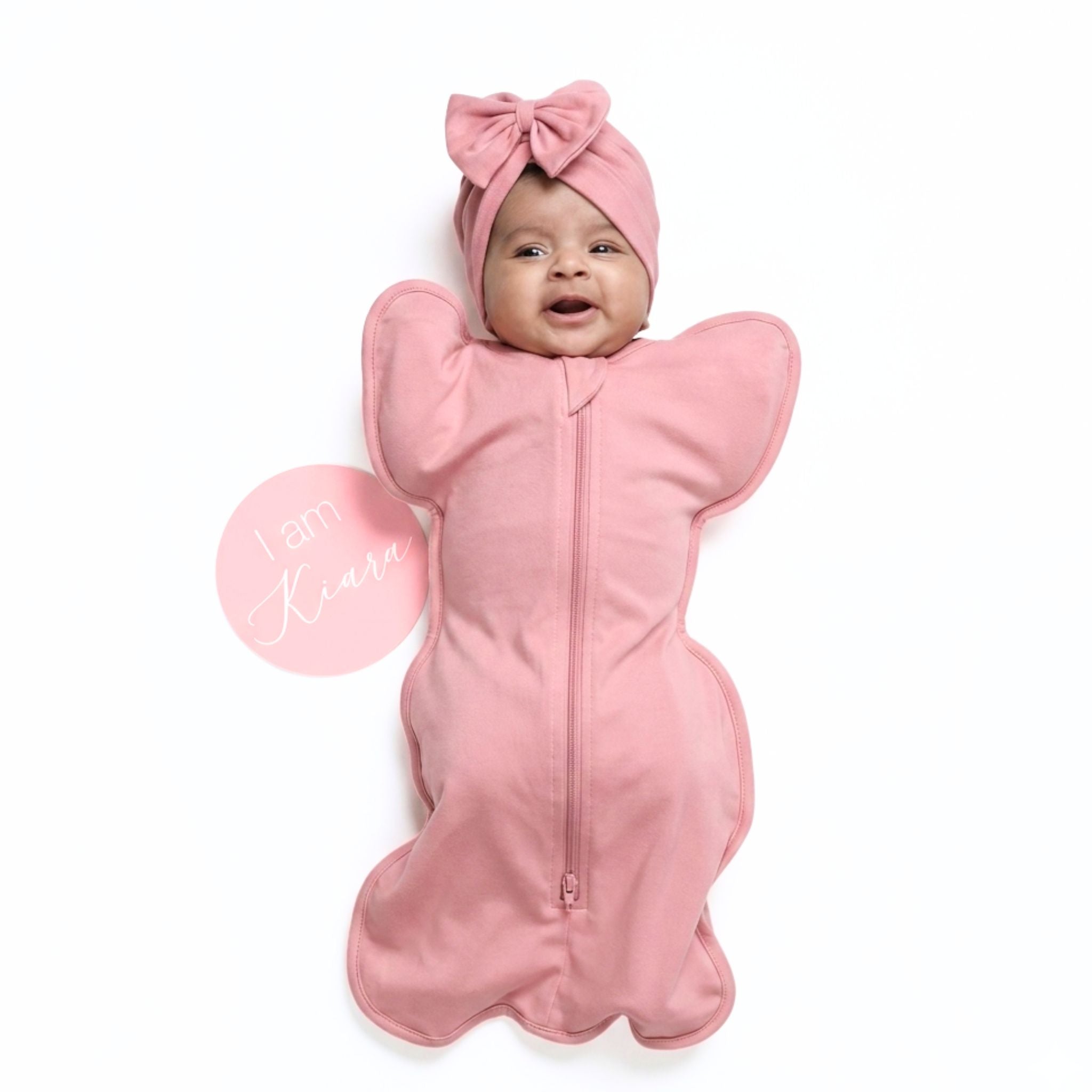 SLEEPING POD SWADDLE FOR BABIES (0.6 TOG) - DESSERT ROSE | TULO BABY