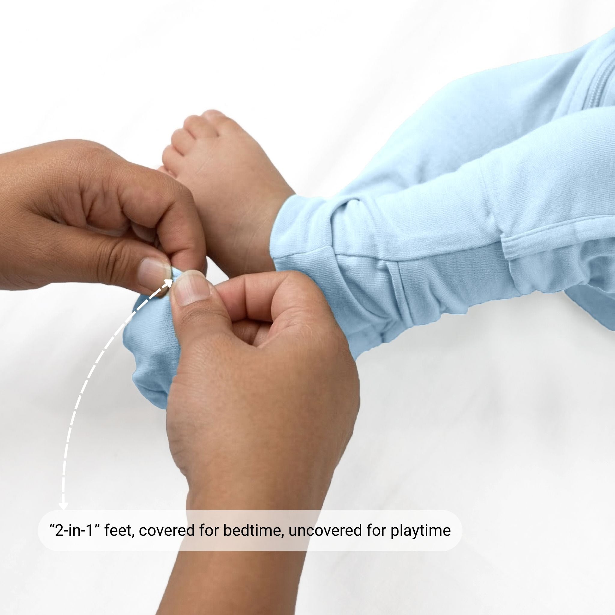 SLEEPSUIT (0.6 TOG) - DUSK BLUE | TULO BABY