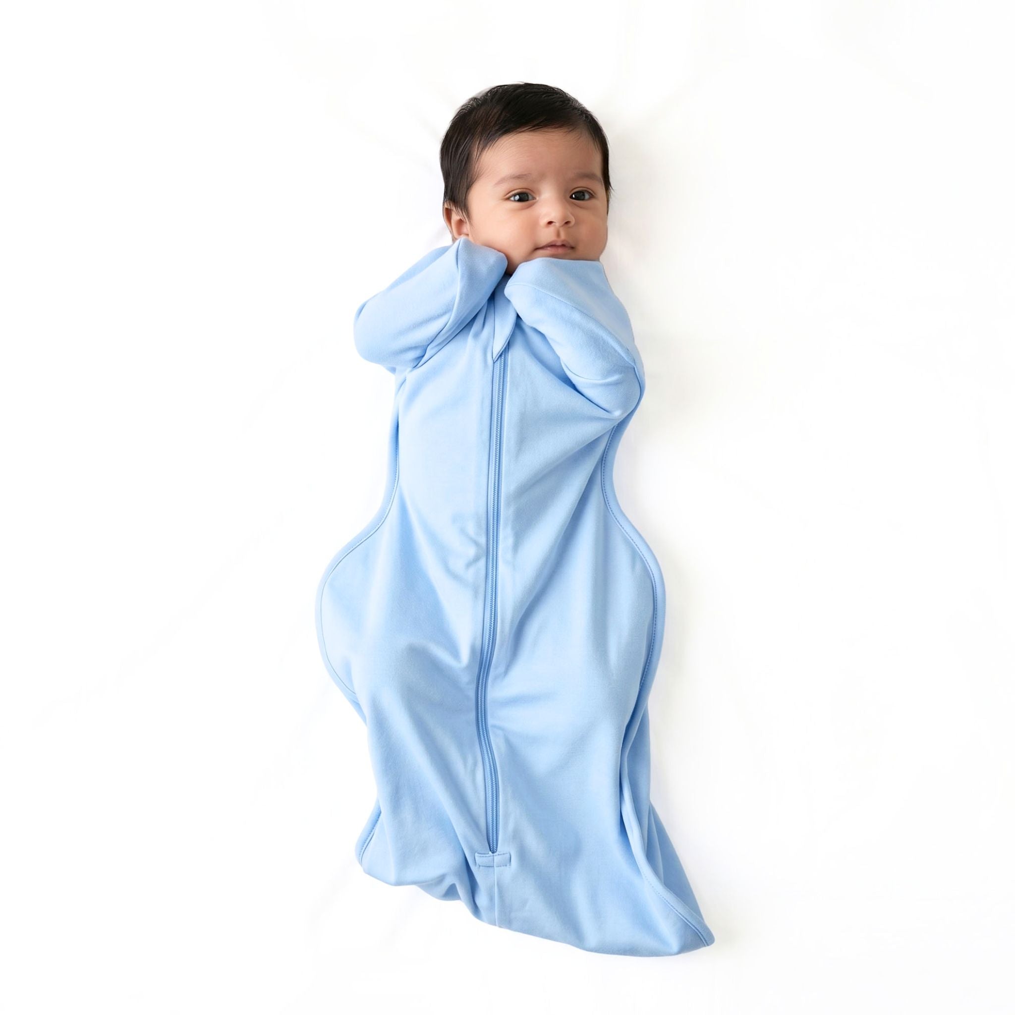 SLEEPING POD SWADDLE FOR BABIES (1.2 TOG) - DUSK BLUE | TULO BABY