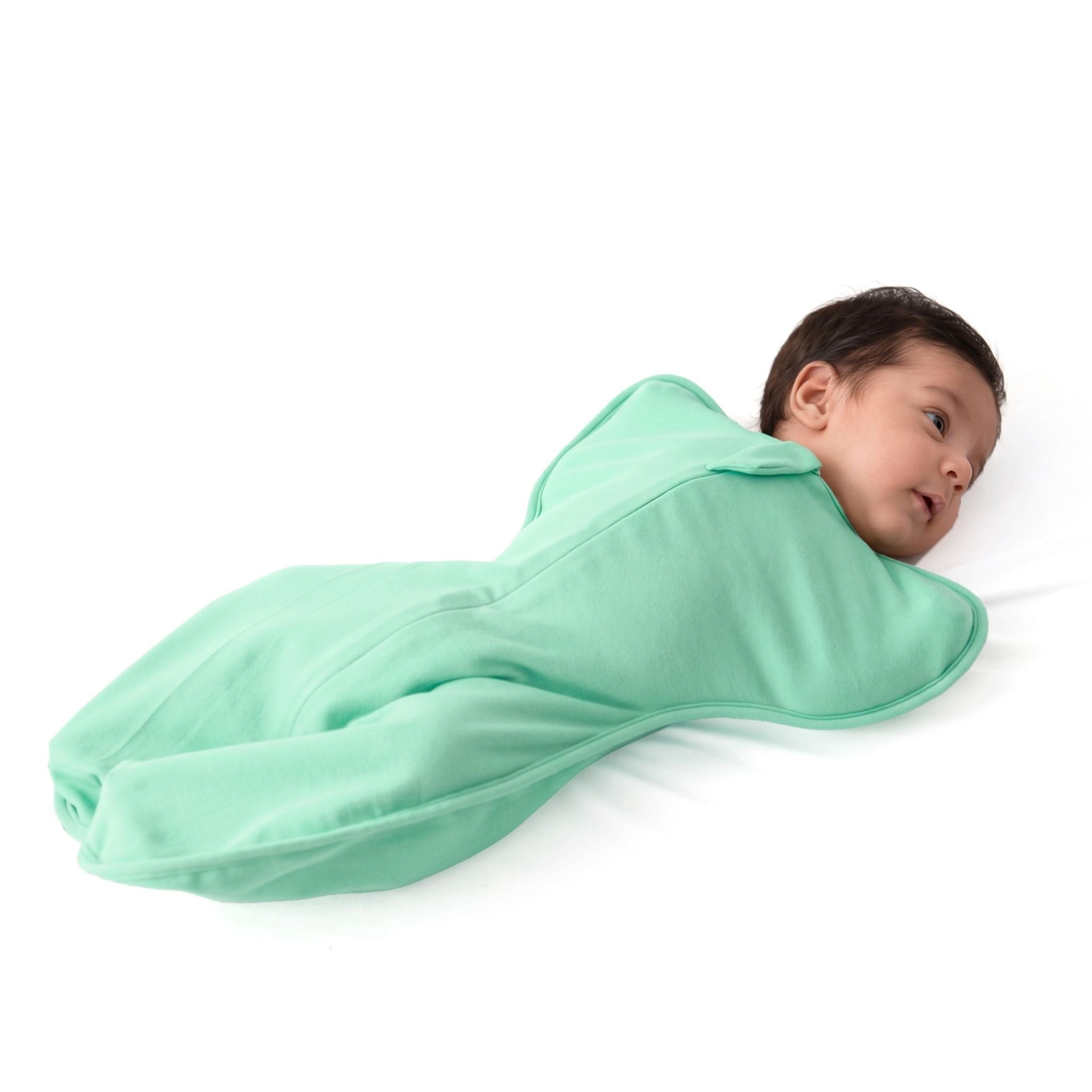 SLEEPING POD SWADDLE FOR BABIES (0.6 TOG) - SEA GREEN | TULO BABY