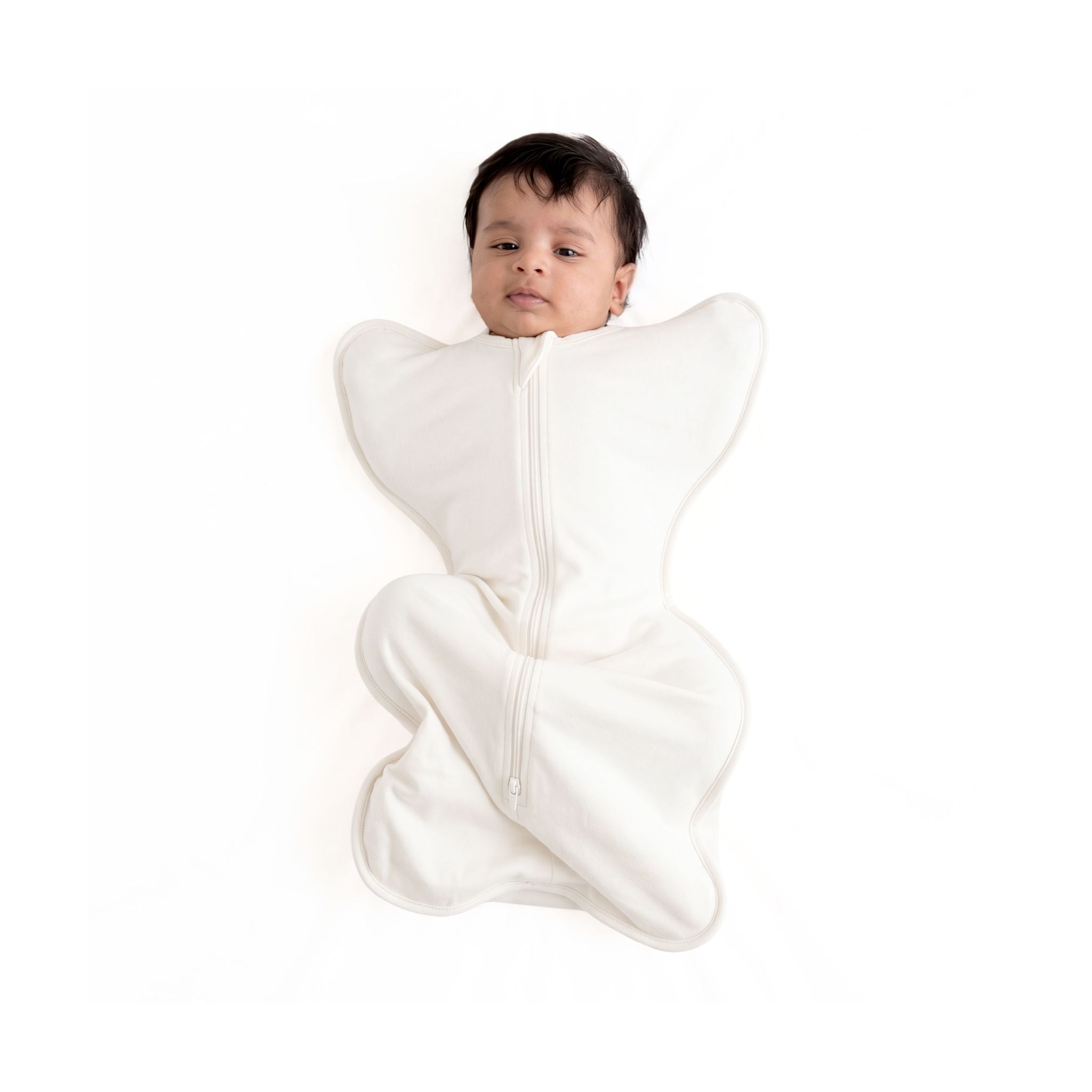SLEEPING POD SWADDLE FOR BABIES (0.6 TOG) - CREAM | TULO BABY