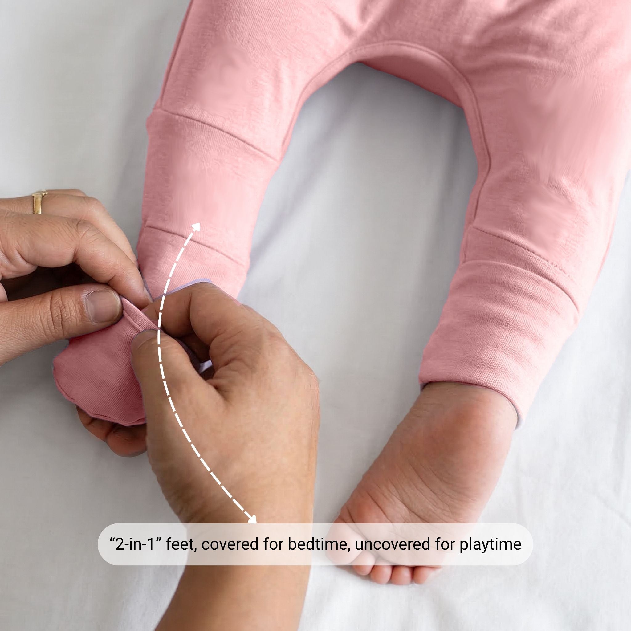 SLEEPSUIT (0.6 TOG) - DESSERT ROSE | TULO BABY