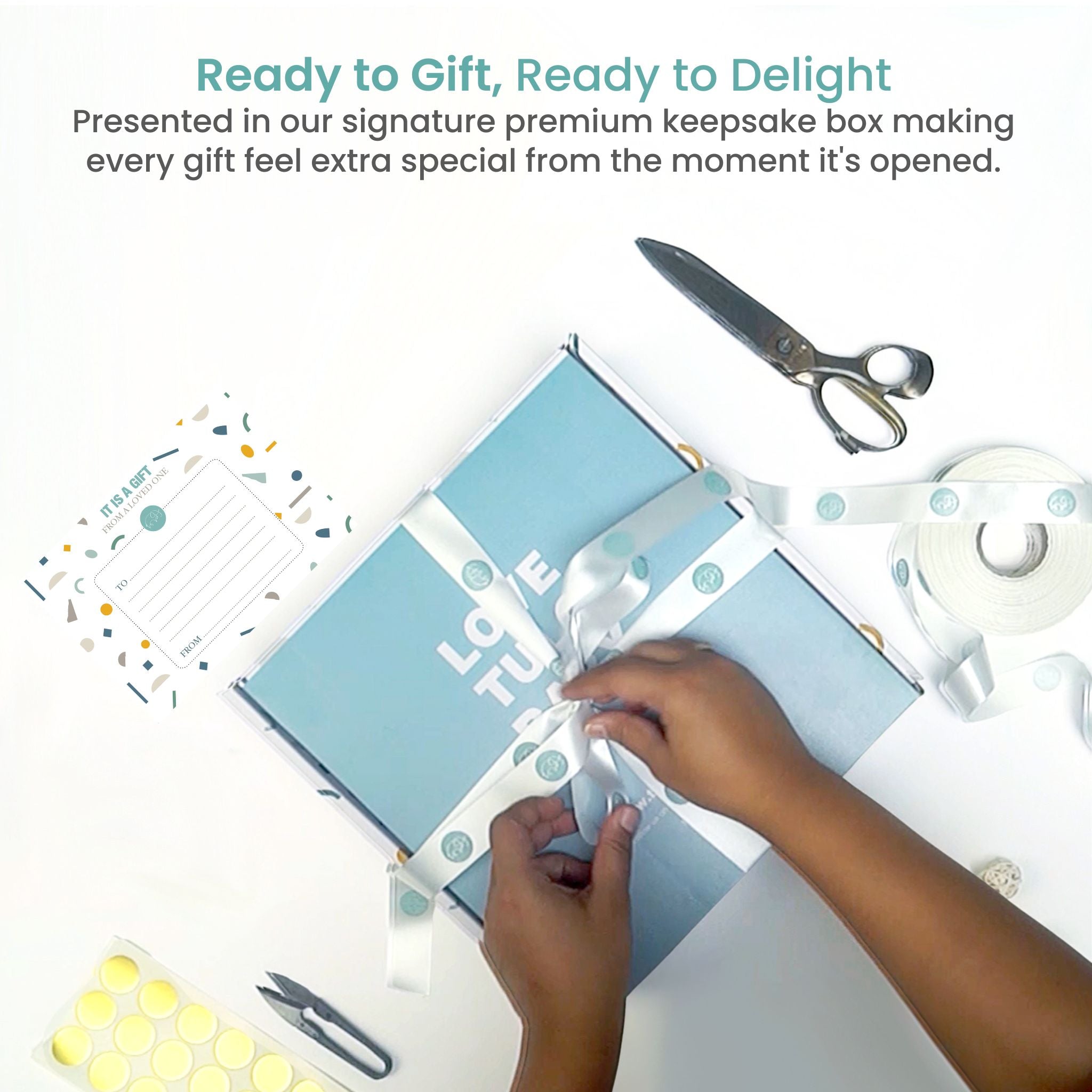 HELLO LITTLE ONE – SHADOW LIME | PREMIUM NEWBORN GIFT BOX | TULO BABY