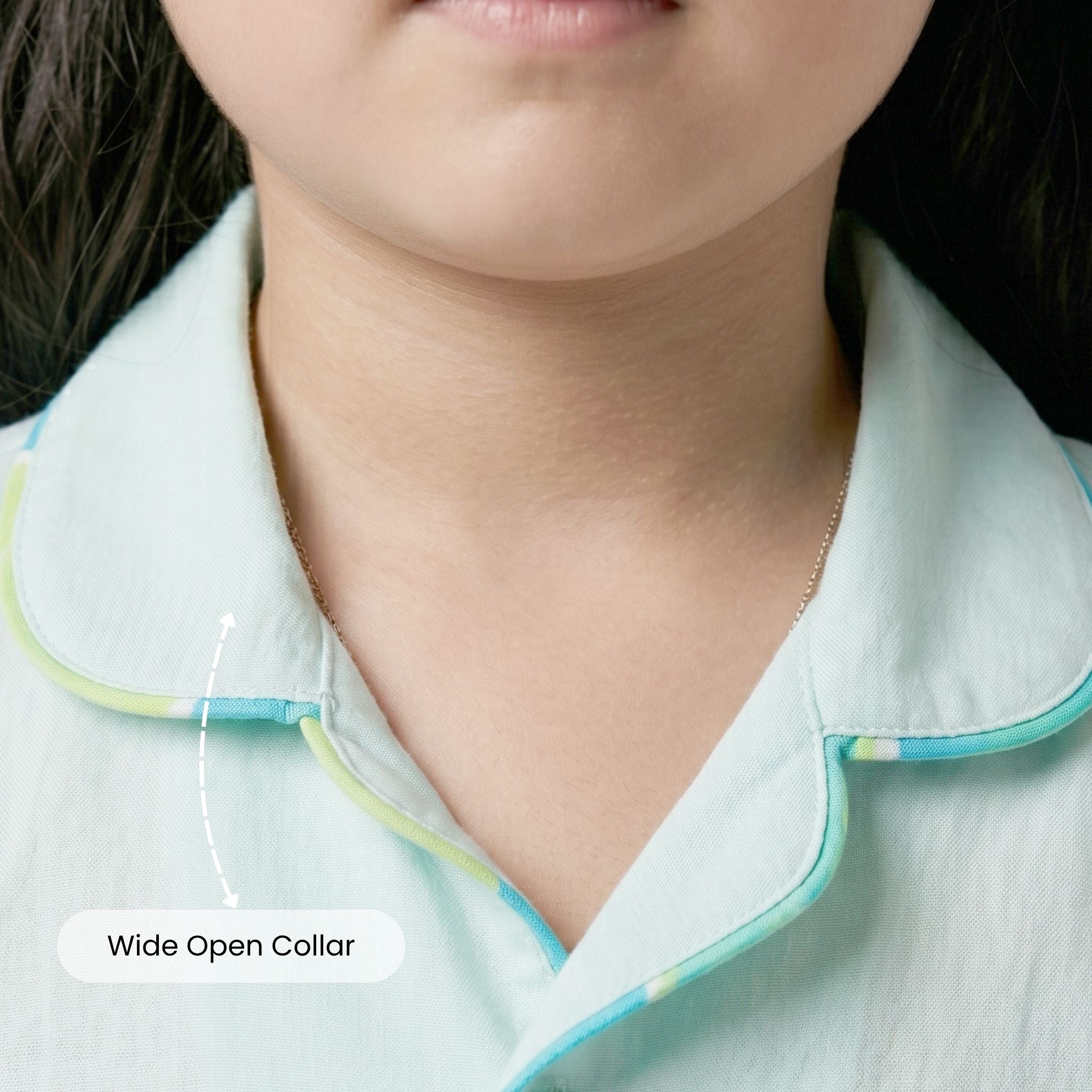 COTTON NIGHT SUIT - MINT | SLEEPWEAR | TULO BABY