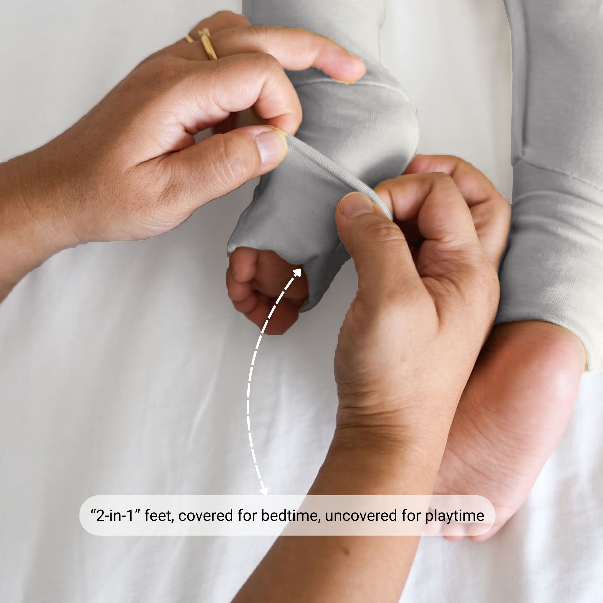 SLEEPSUIT (1.2 TOG) - SMOKY GREY | TULO BABY