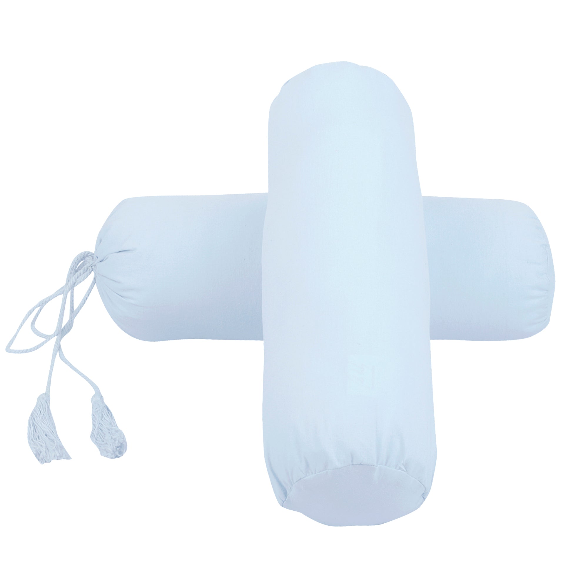 BABY BLUE PILLOW SET MUSTARD PILLOW + BOLSTERS