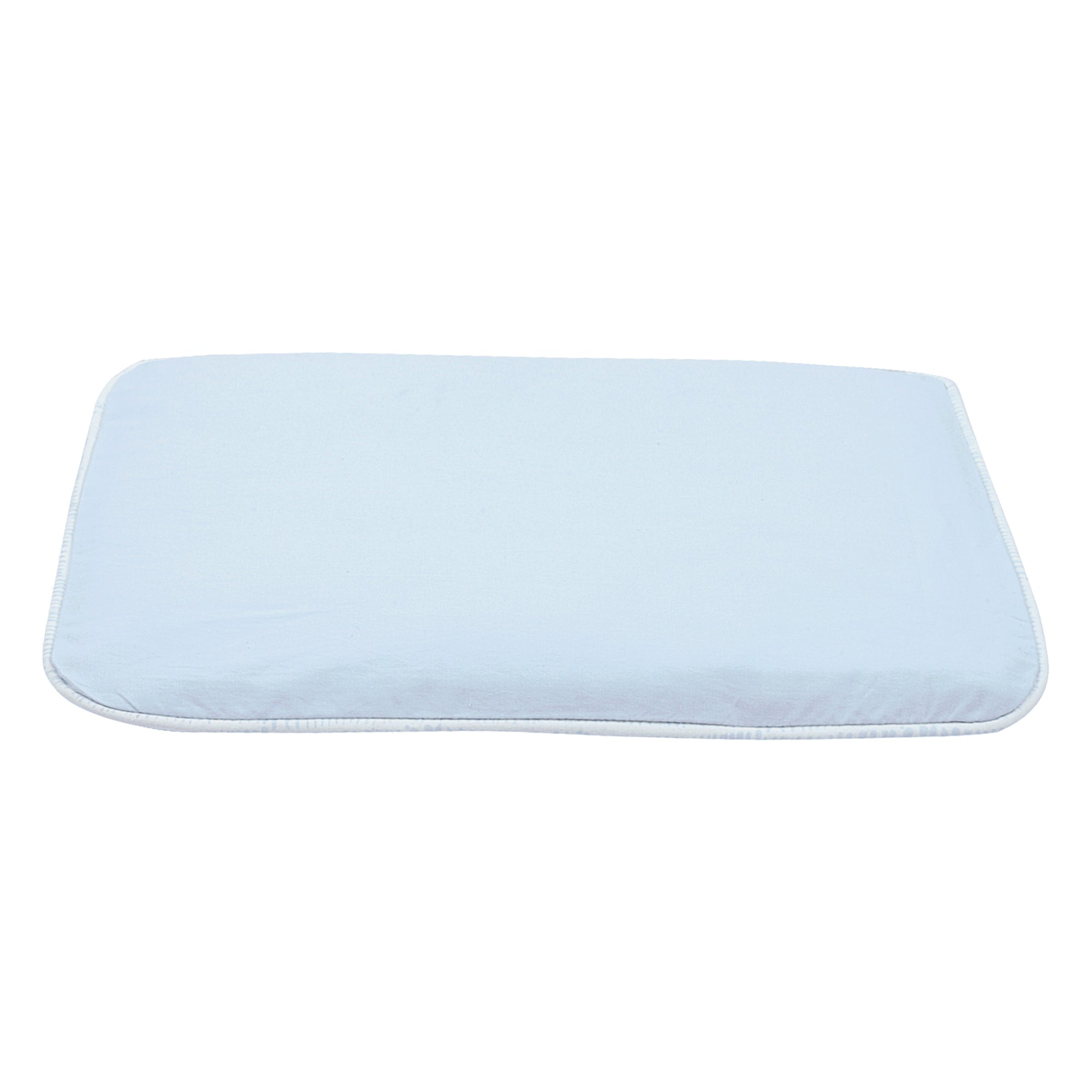 BABY BLUE MUSTARD PILLOW COVER AND FILLER SET