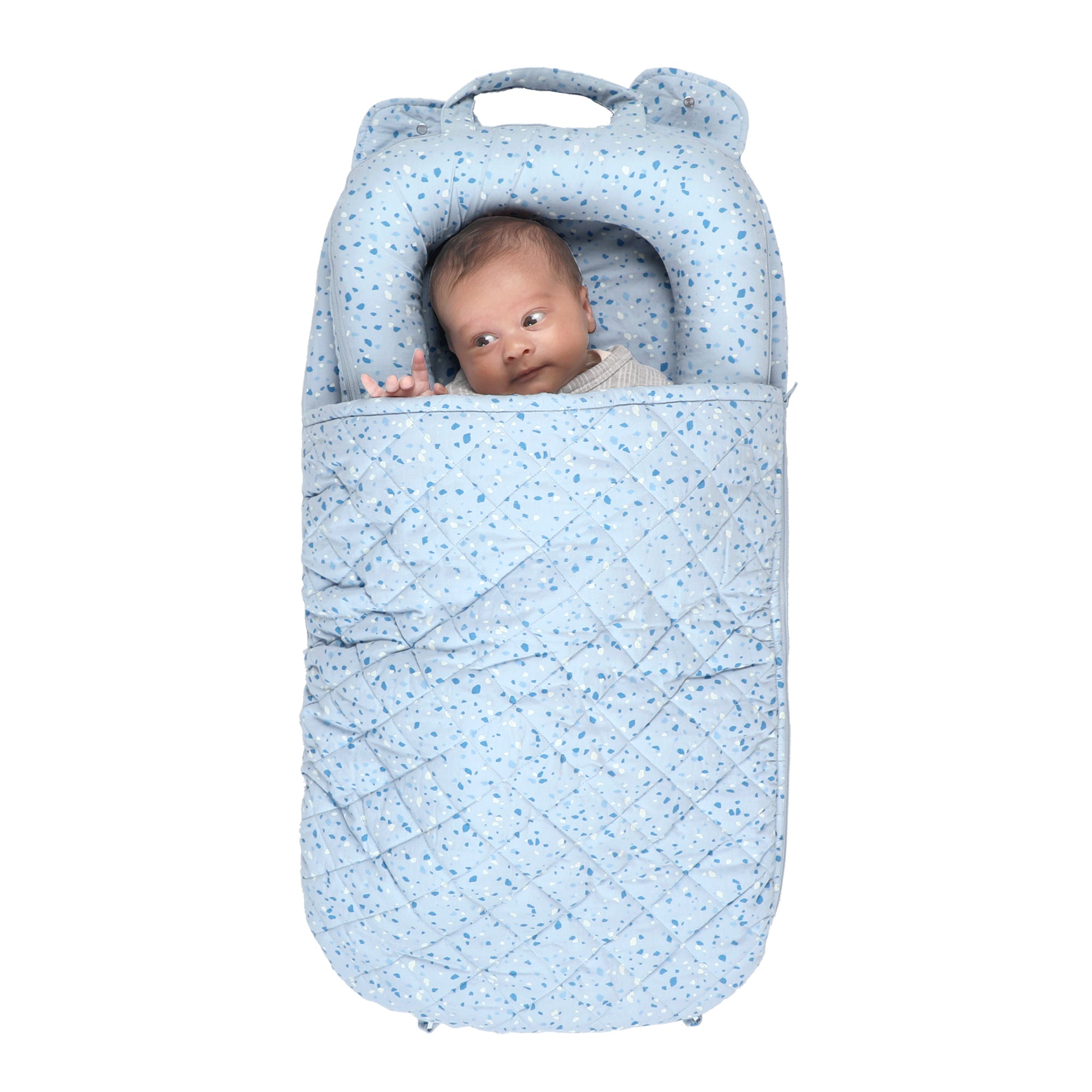 BABY BLUE TERRAZZO CARRY NEST