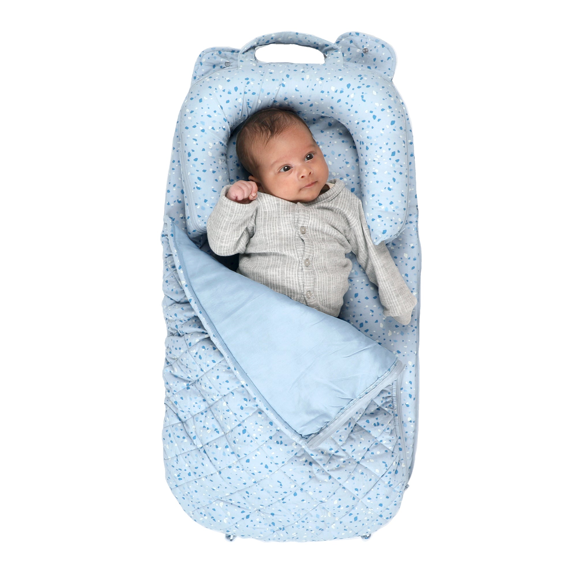 BABY BLUE TERRAZZO CARRY NEST