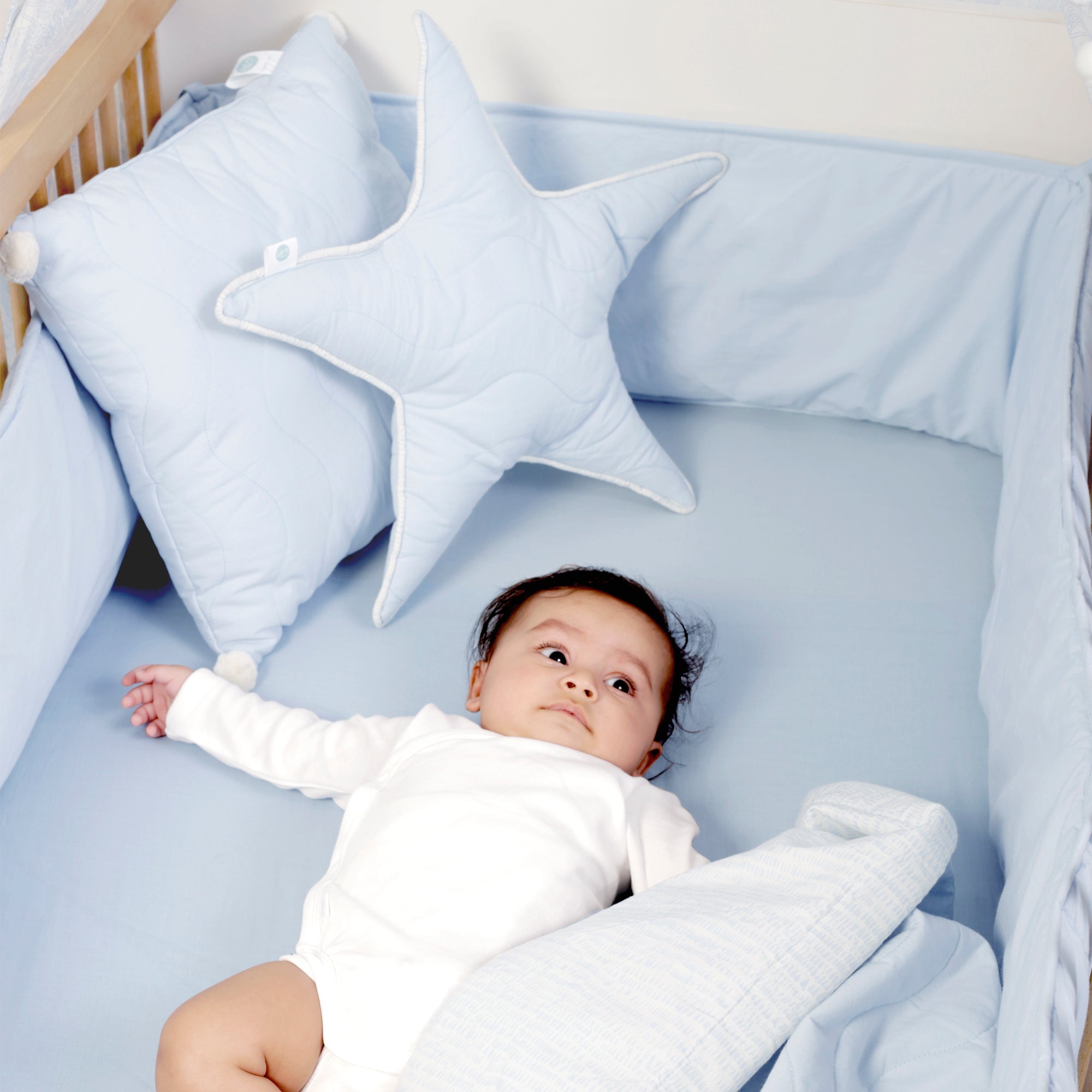 BABY BLUE BEDDING SET