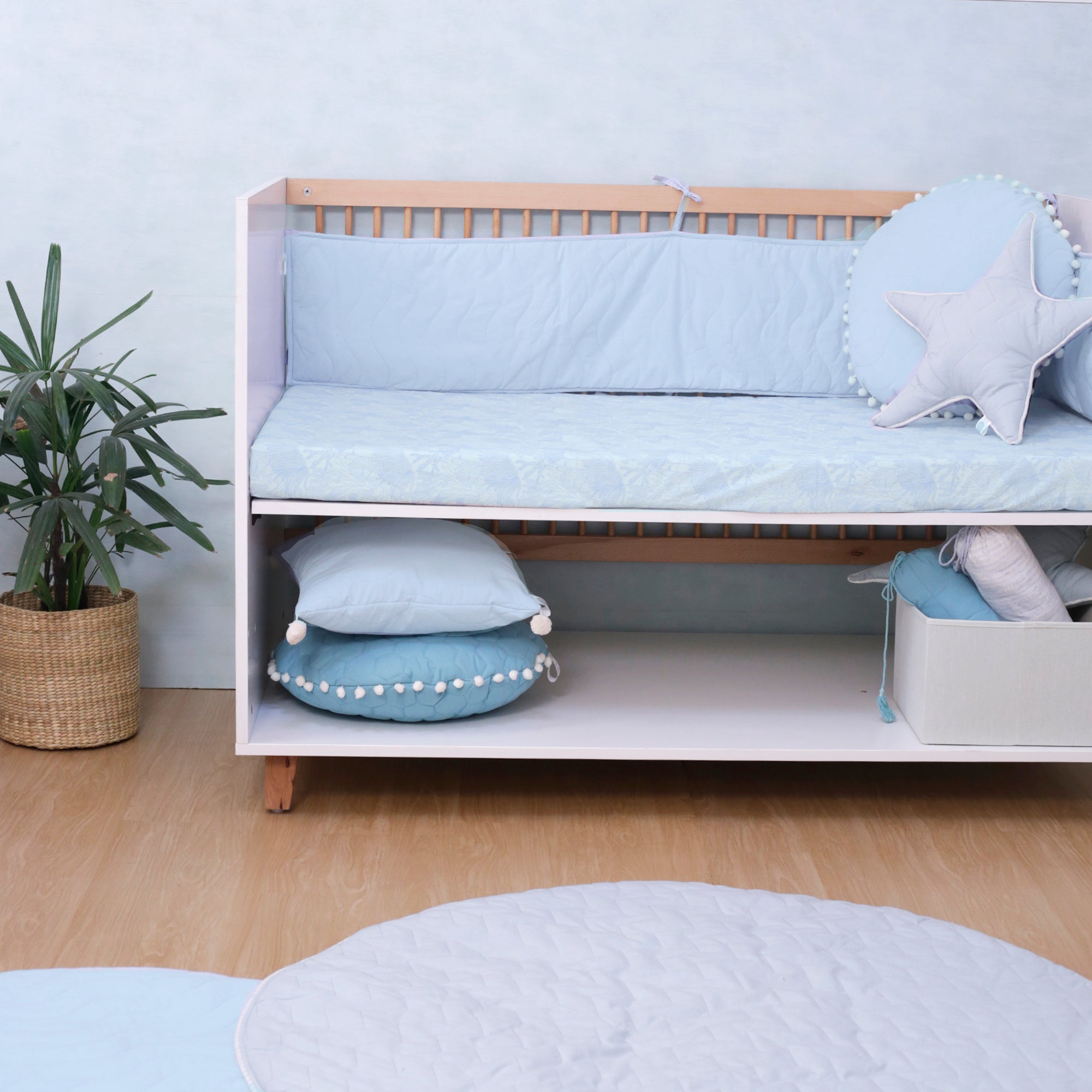 BABY BLUE BEDDING SET