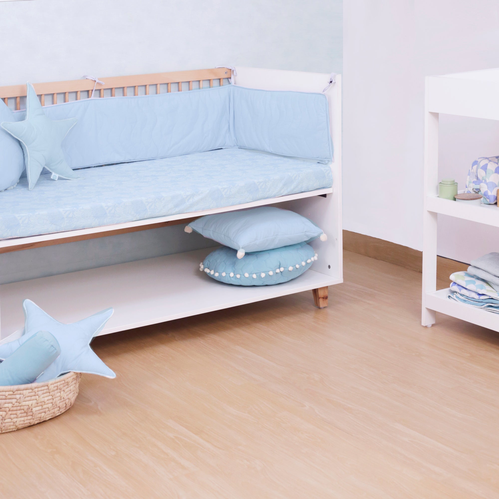BABY BLUE BEDDING SET
