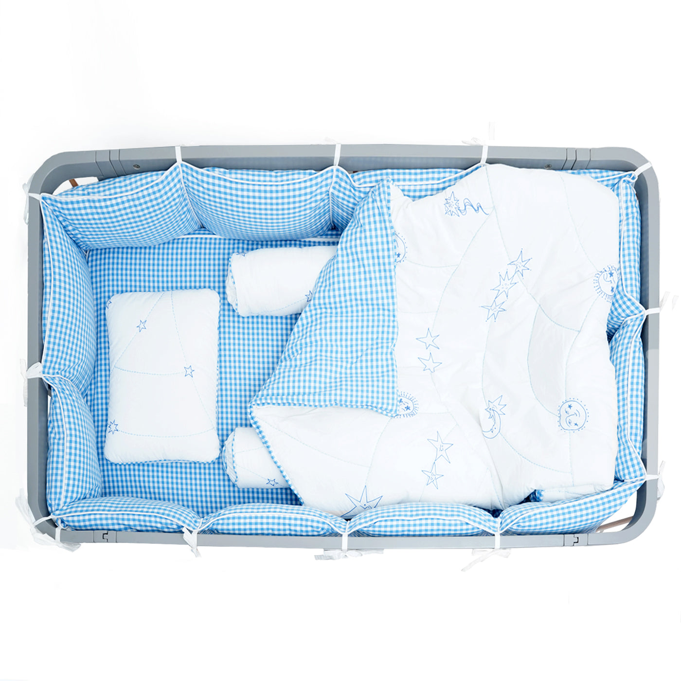 TULO BABY BEDDING SET – CELESTIAL BLUE DREAM
