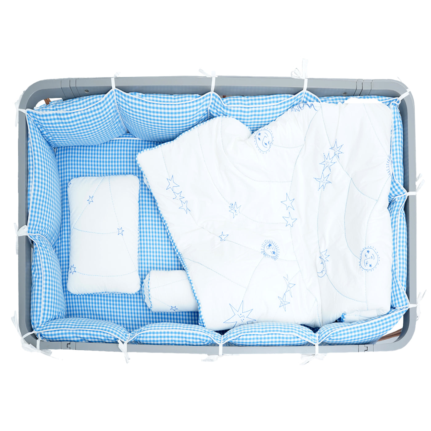 TULO BABY BEDDING SET – CELESTIAL BLUE DREAM