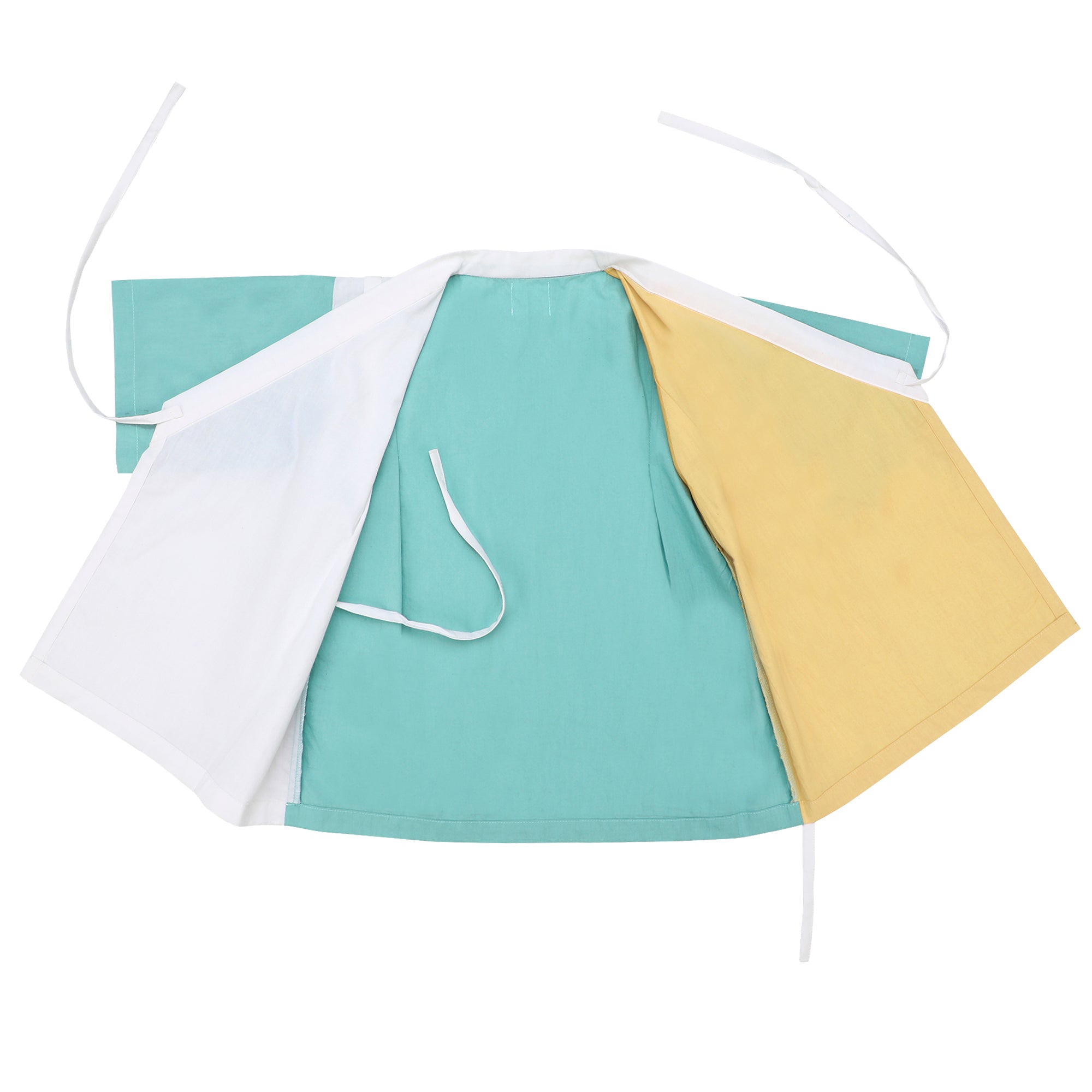 CANTON YELLOW KIMONO SHORTS SET