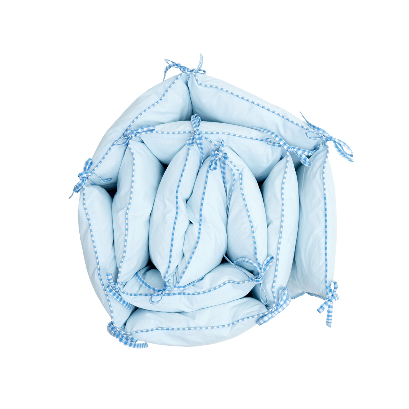 TULO BABY CRIB BUMPER – BABY BLUE