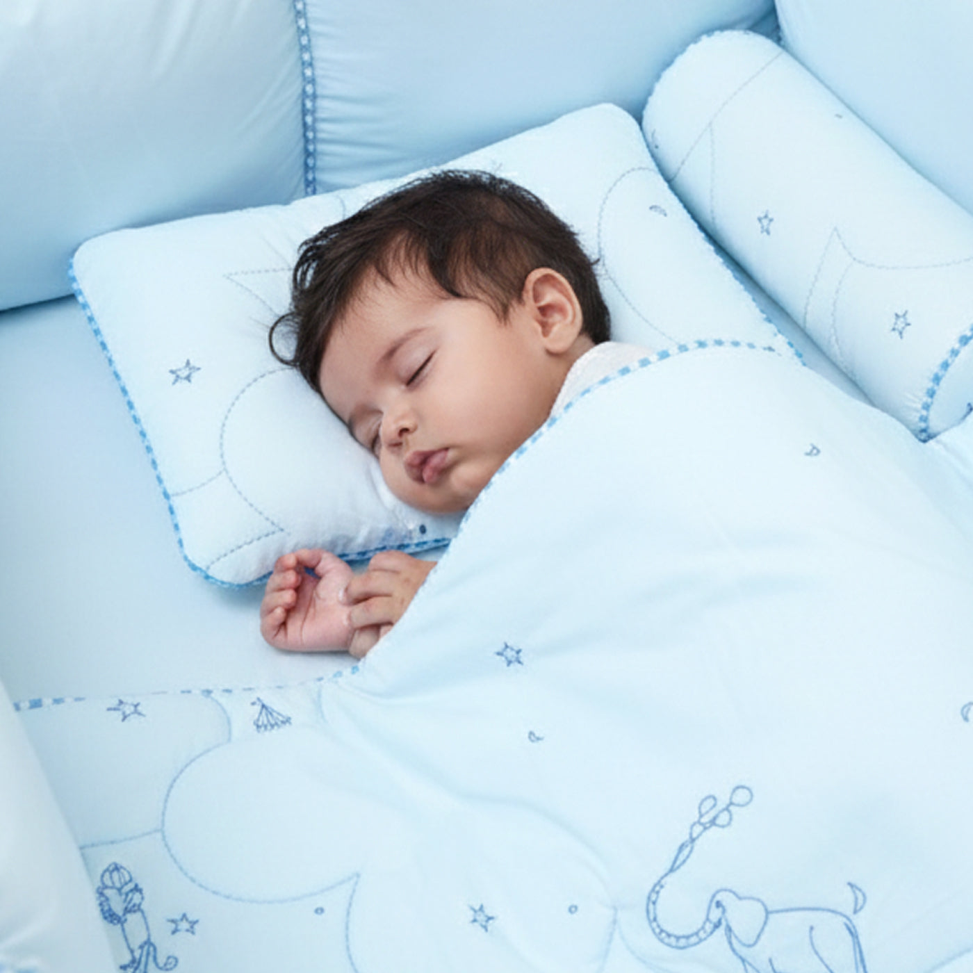 TULO BABY PILLOW SET – BABY BLUE
