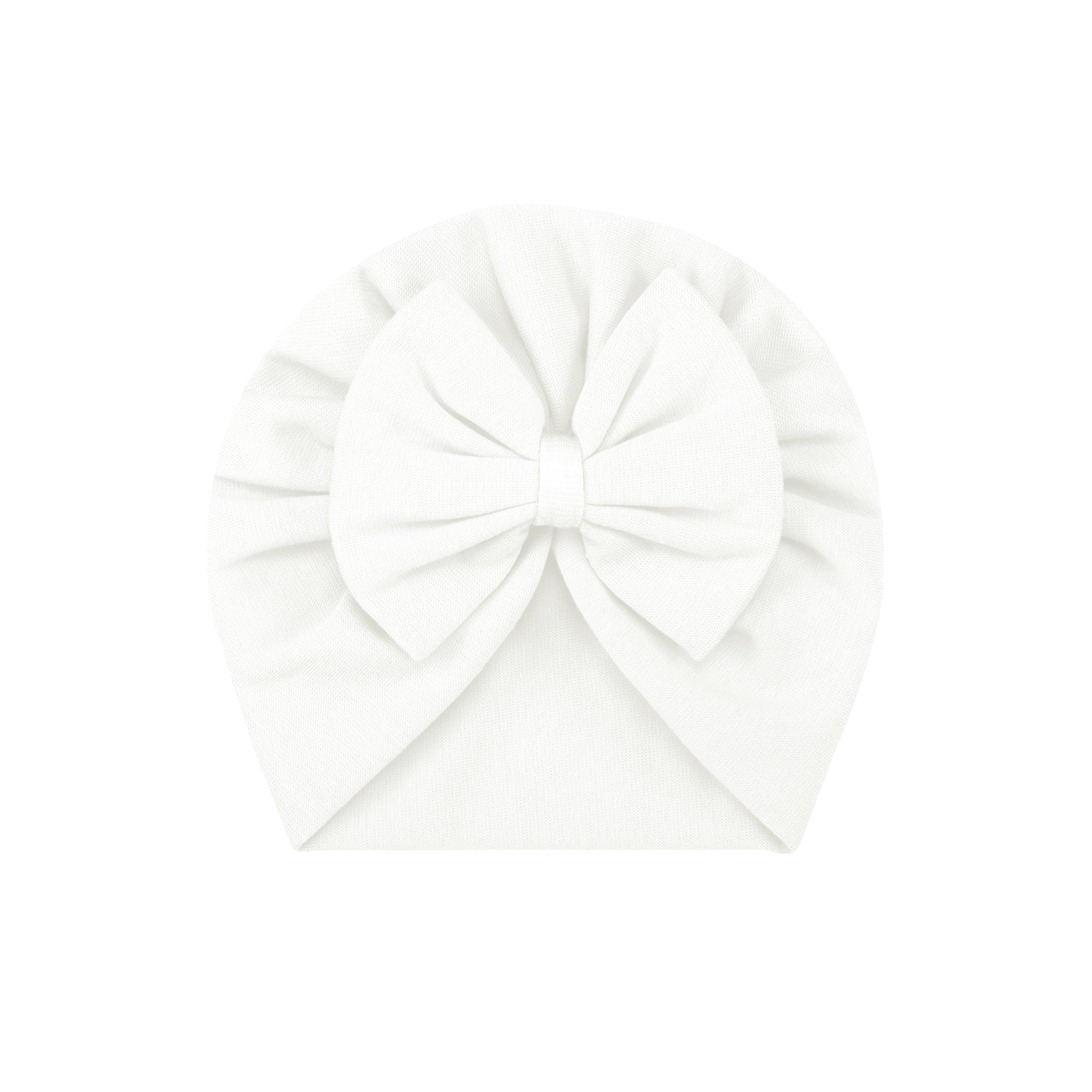 CREAM BOW TURBAN