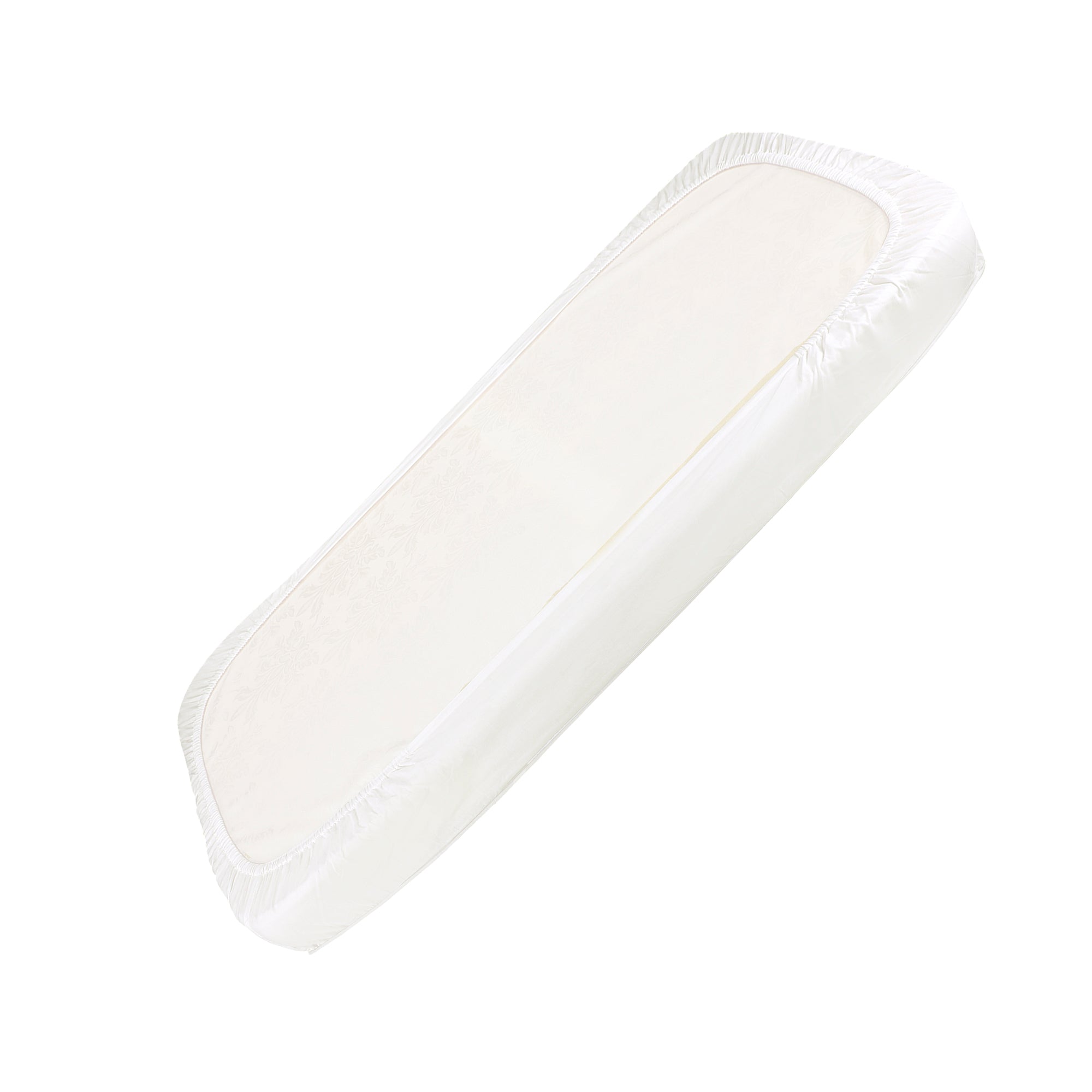 CREAM FITTED CRIB SHEET