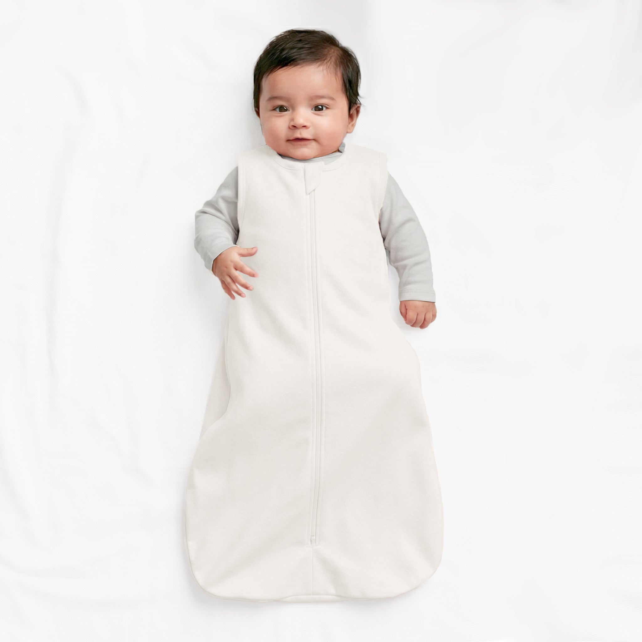 BABY SLEEPING BAG (1.2 TOG) - CREAM | TULO BABY
