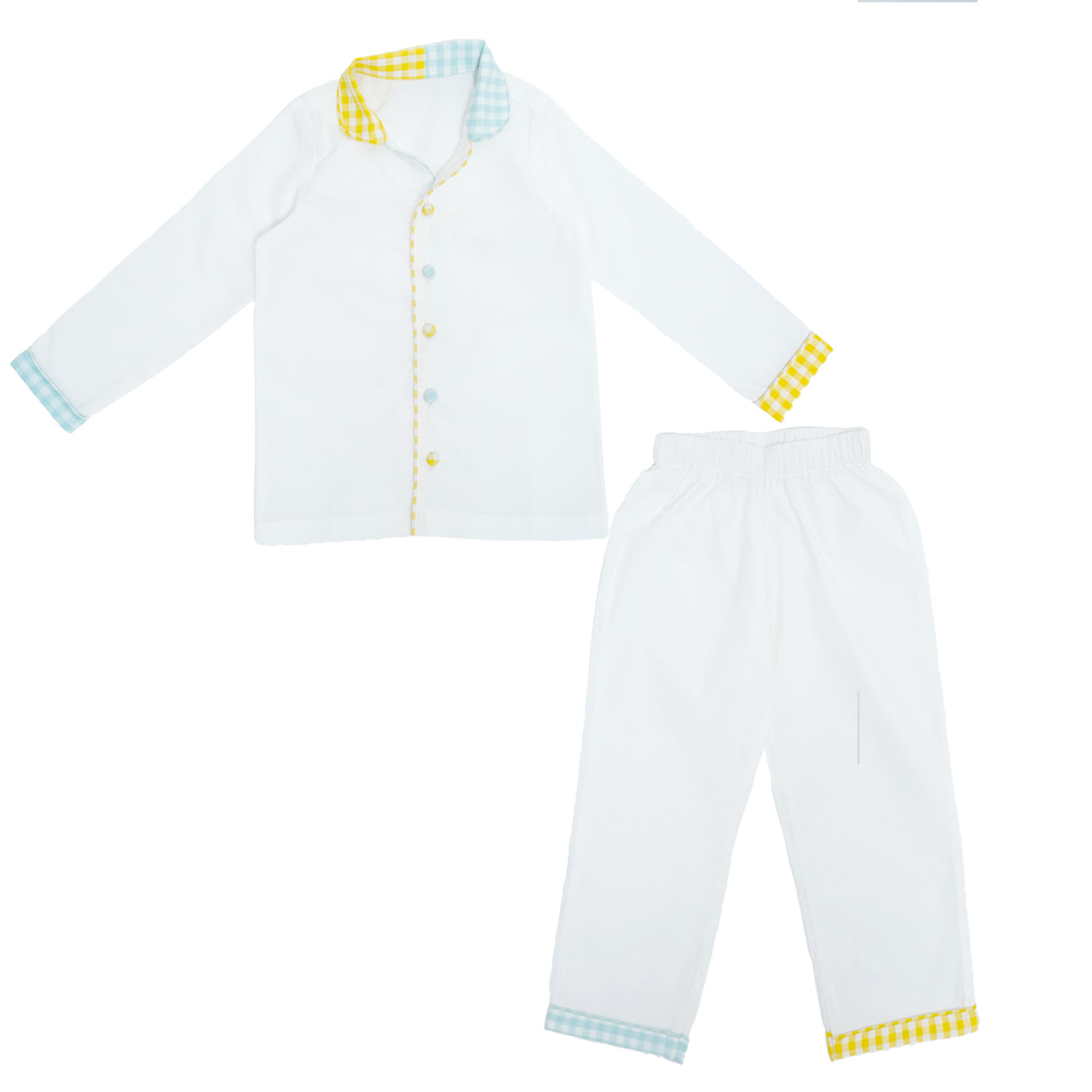COTTON NIGHT SUIT - CREAM | SLEEPWEAR | TULO BABY