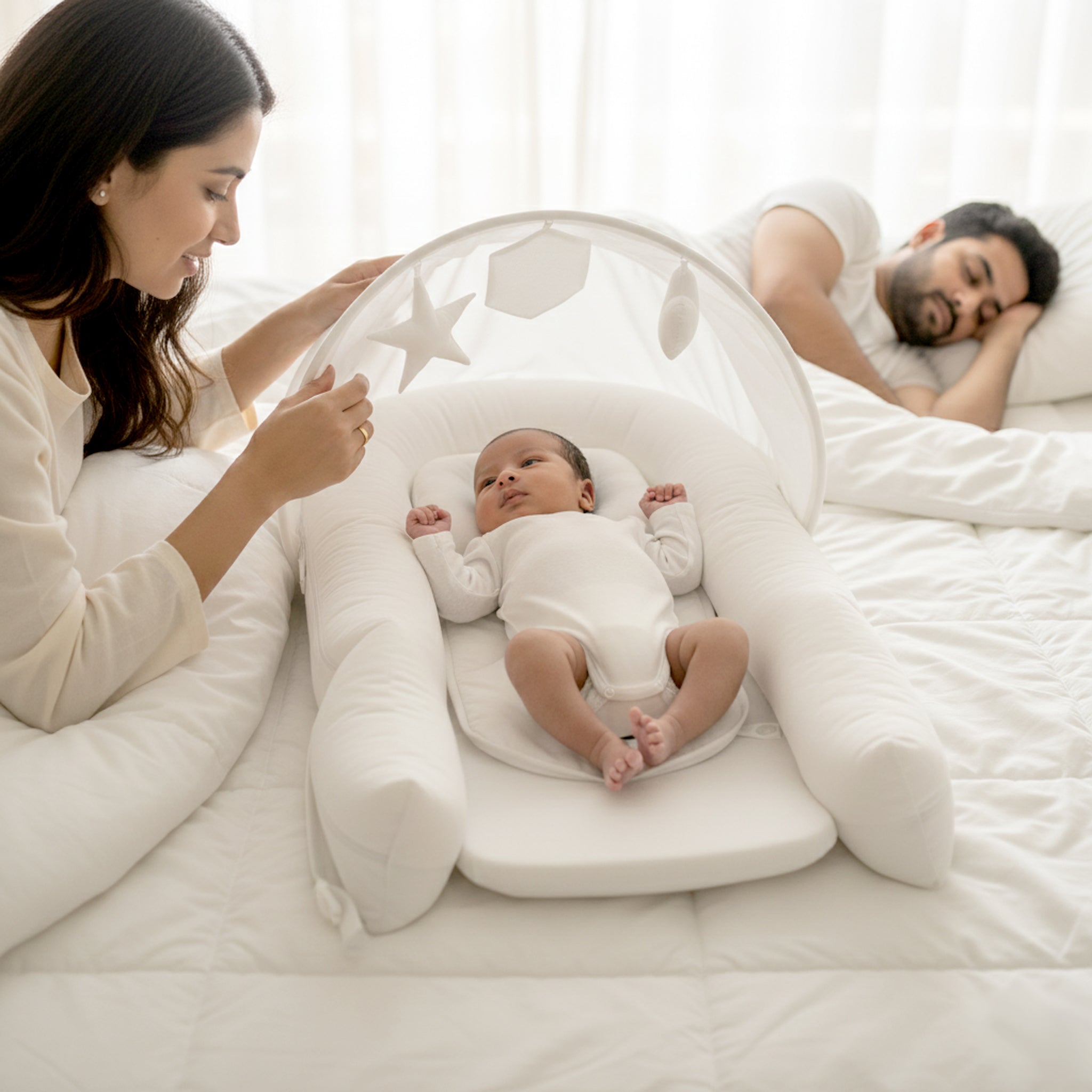 CREAM NESTO PAD CANOPY