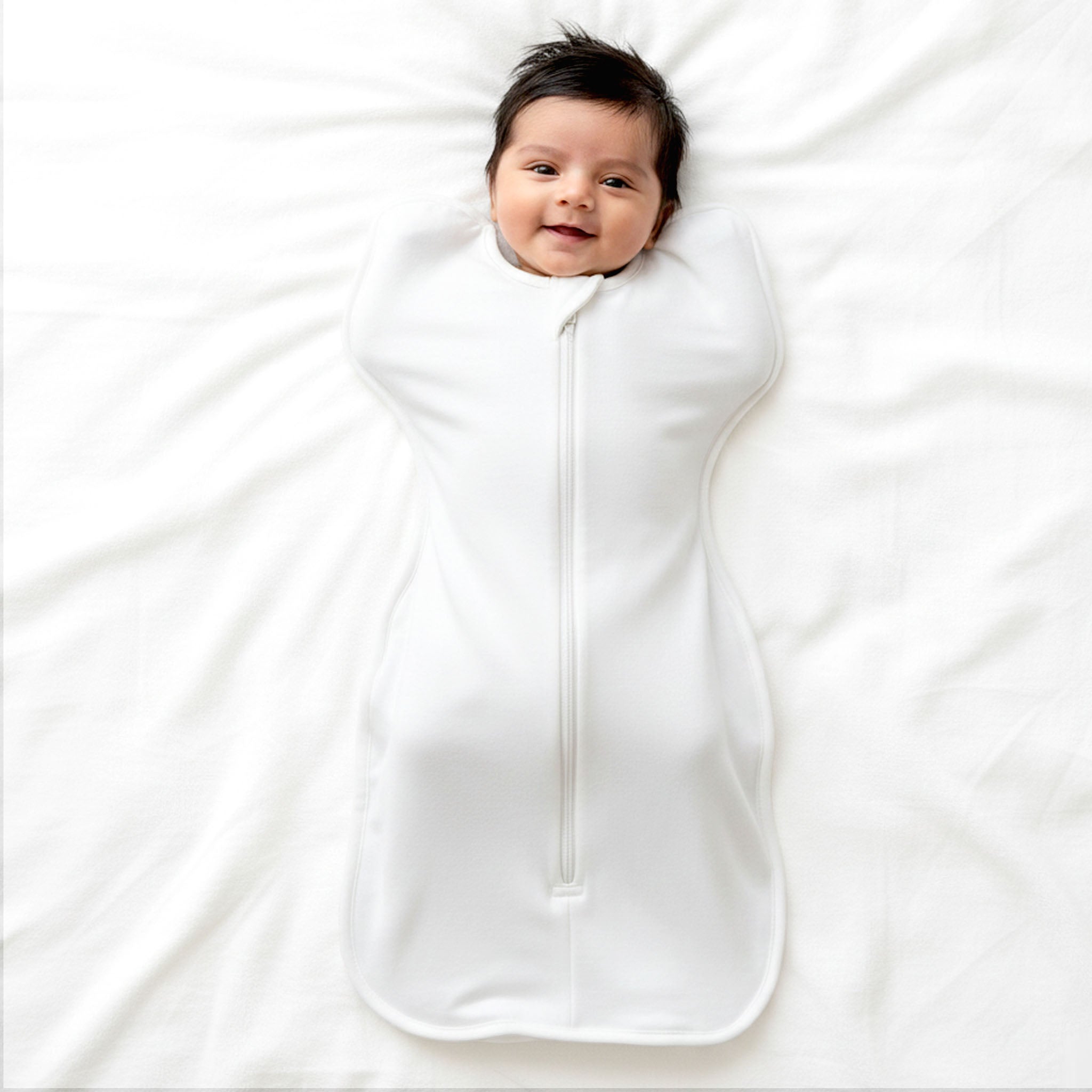 SLEEPING POD SWADDLE FOR BABIES (0.6 TOG) - CREAM | TULO BABY