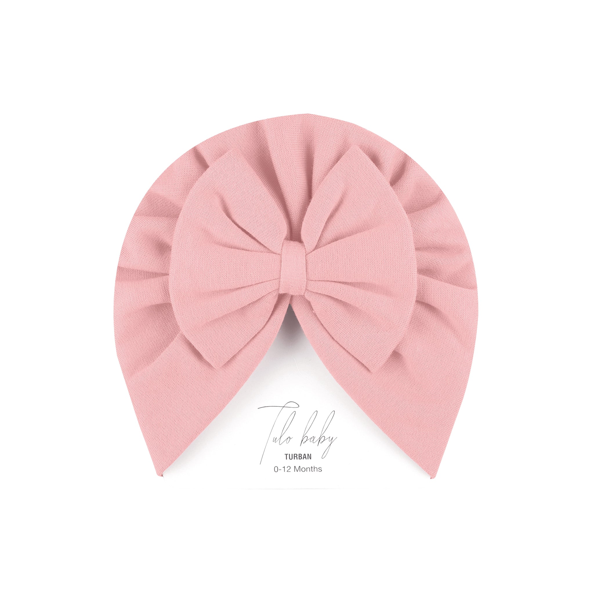 DESSERT ROSE BOW TURBAN