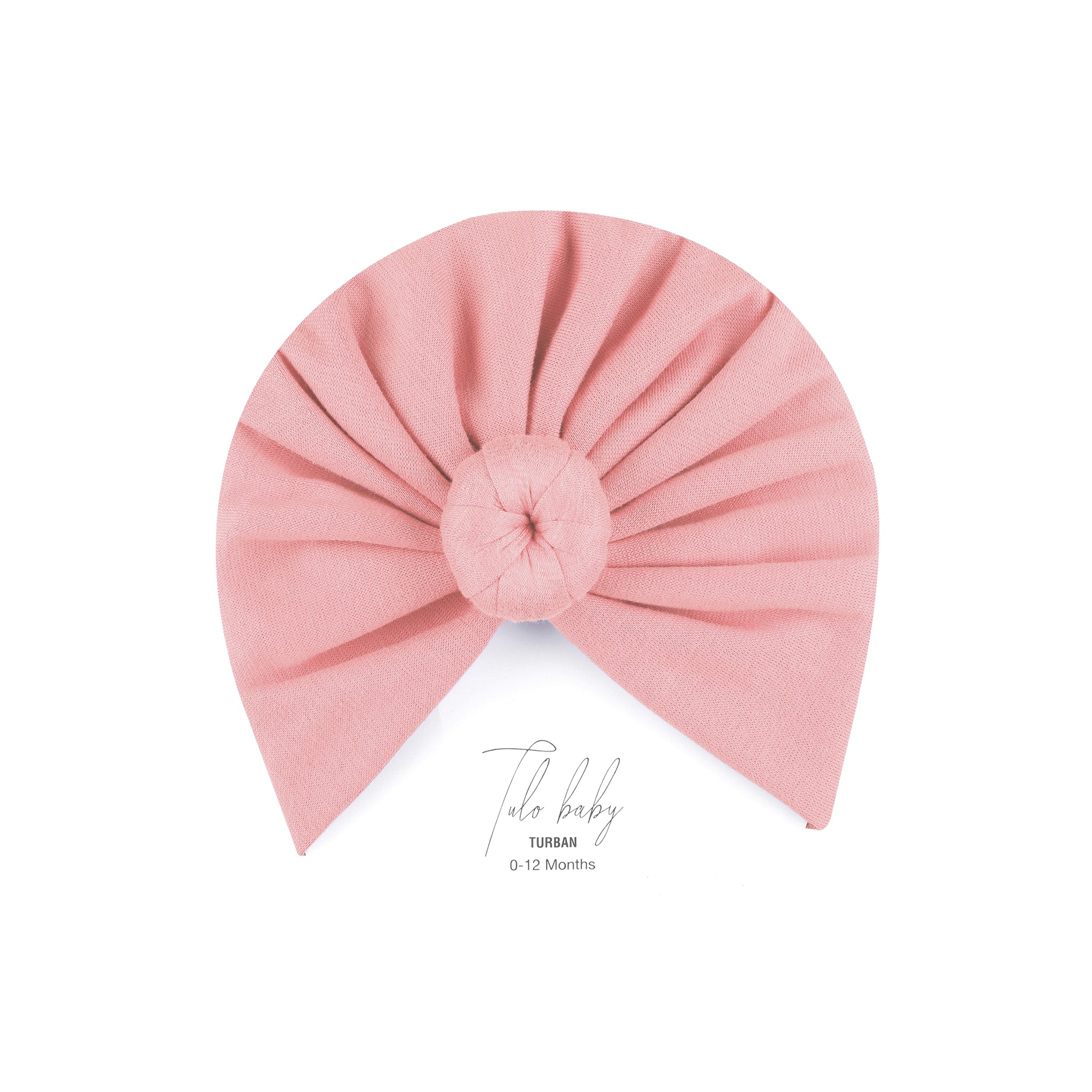 DESSERT ROSE KNOTTED TURBAN