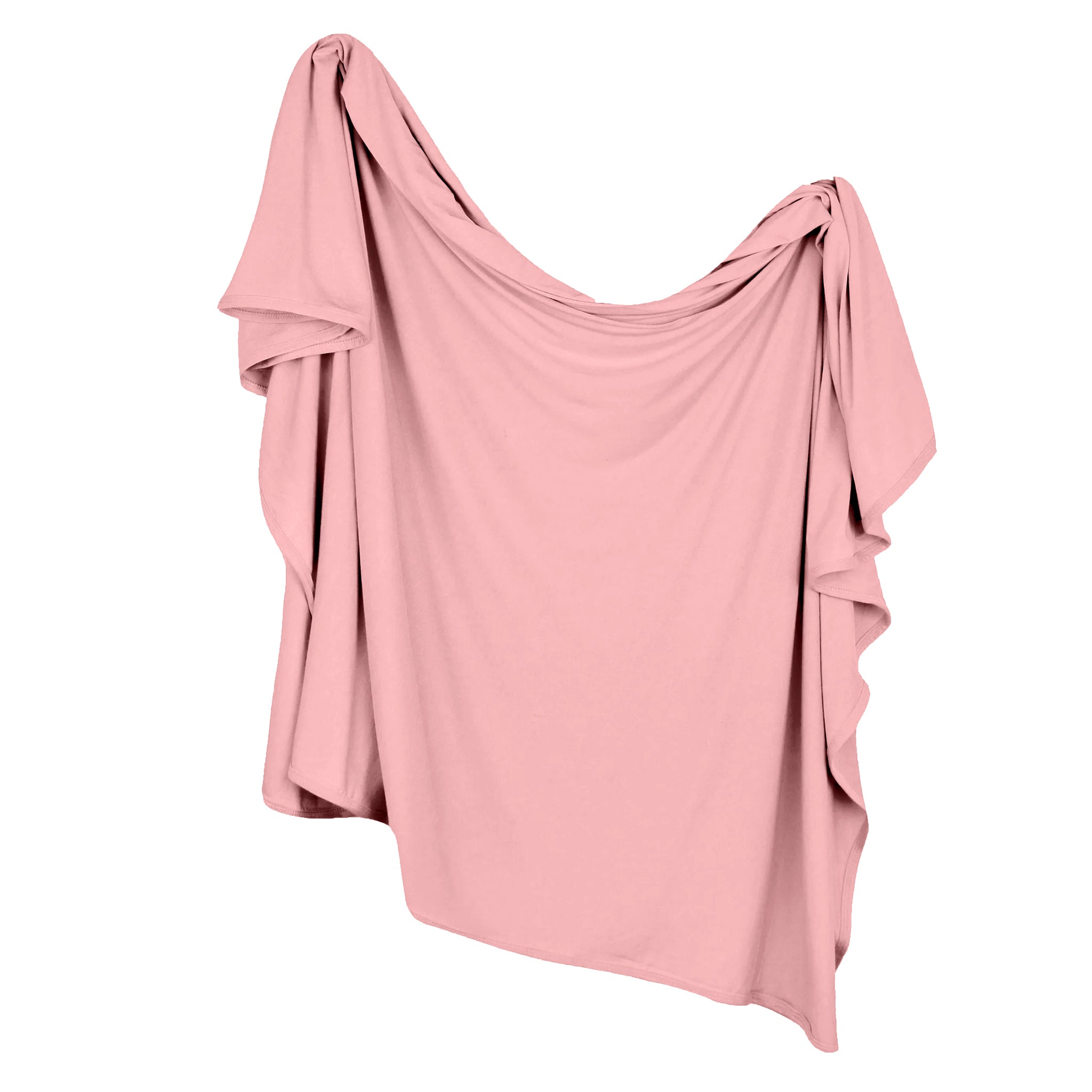 DESSERT ROSE STRETCHY JERSEY SWADDLE BLANKET
