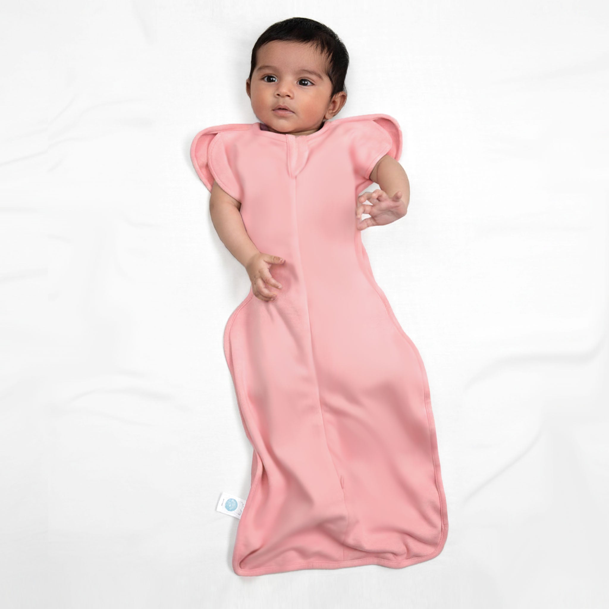 TRANSITIONAL POD SWADDLE FOR BABIES (1.2 TOG) - DESSERT ROSE | TULO BABY