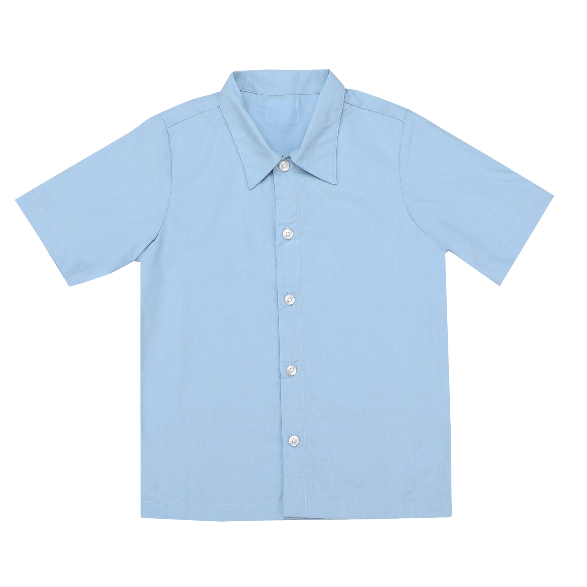 DUSK BLUE SHIRT AND SHORTS LOUNGEWEAR