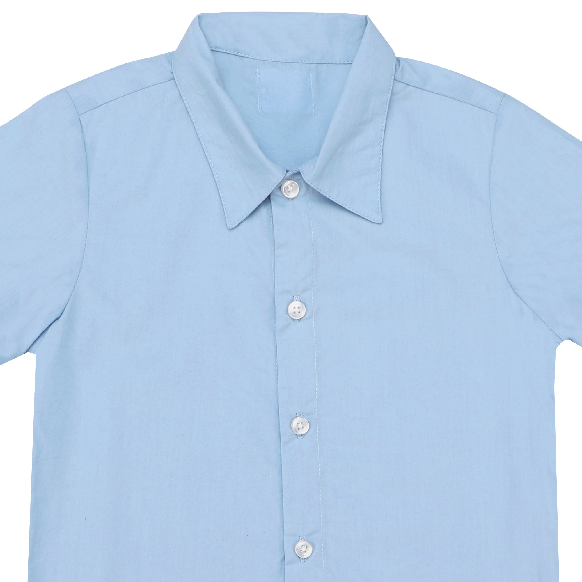 DUSK BLUE SHIRT AND SHORTS LOUNGEWEAR