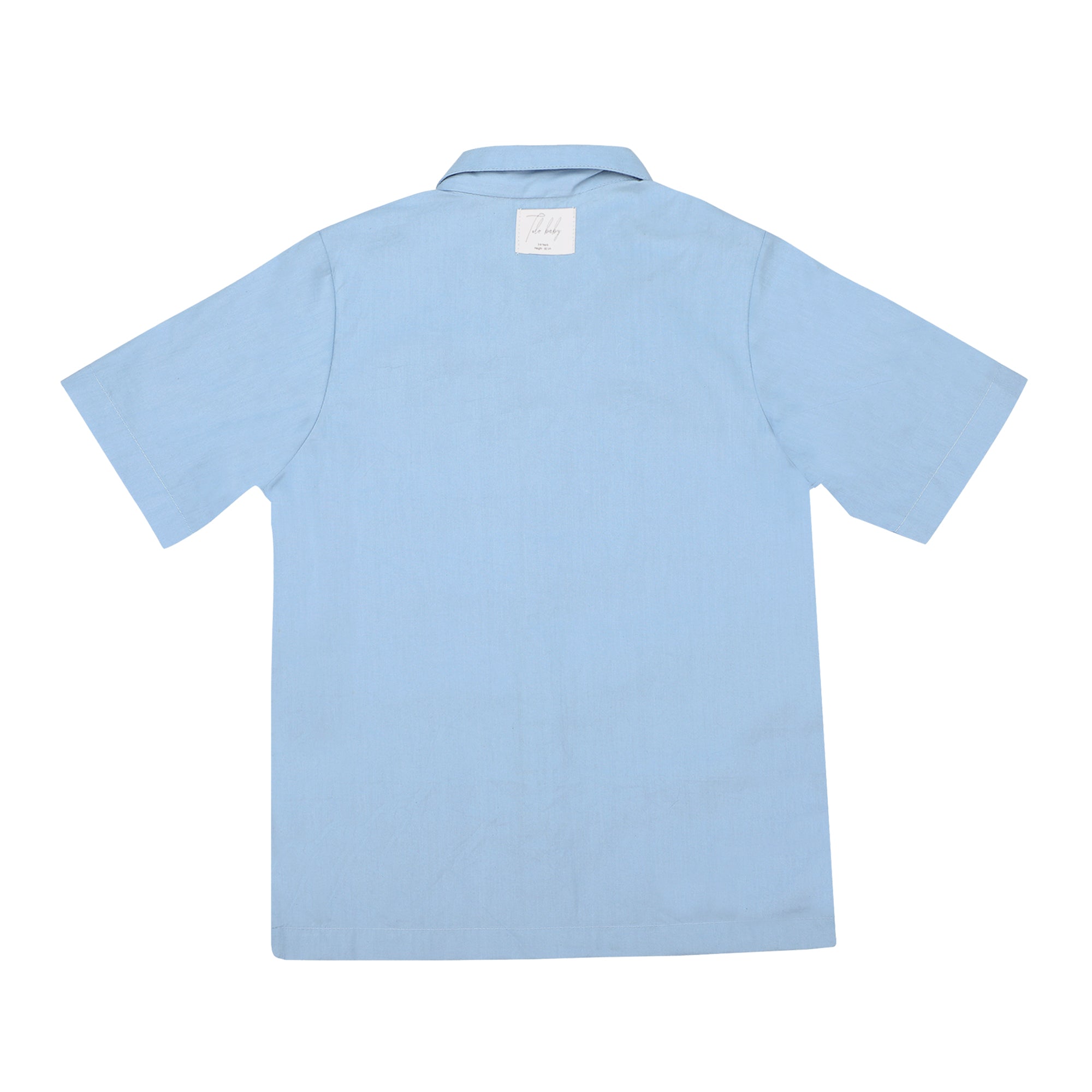 DUSK BLUE SHIRT AND SHORTS LOUNGEWEAR