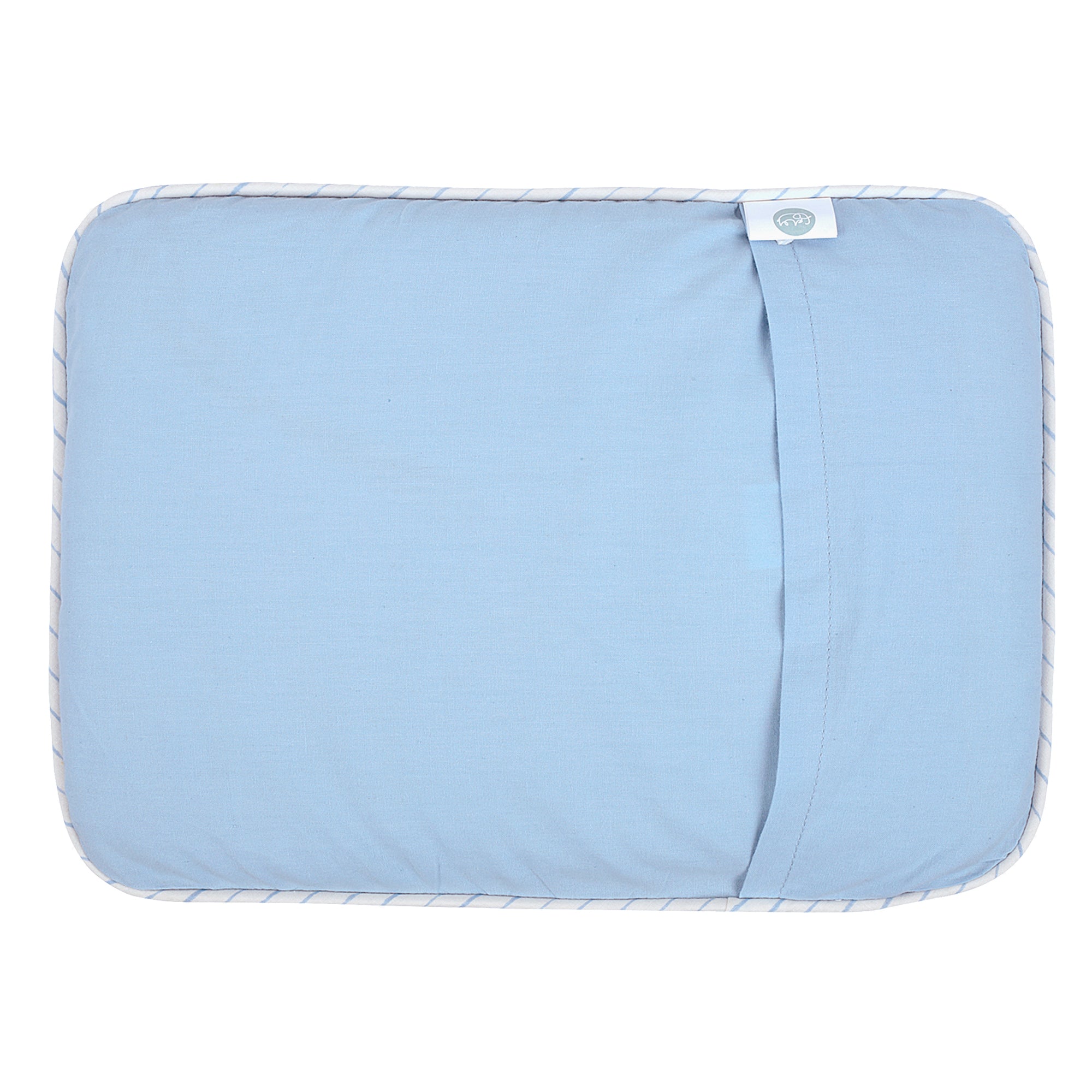 DUSK BLUE MUSTARD PILLOW COVER AND FILLER SET