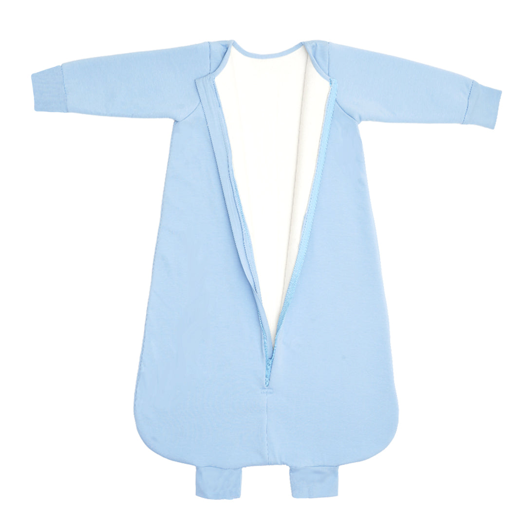 BABY SLEEPING BAG WITH FOOTIES AND SLEEVES (2.5 TOG) - DUSK BLUE | TULO BABY
