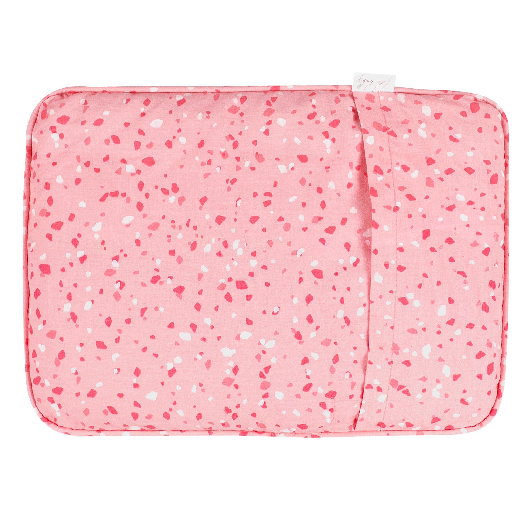 DUSK ROSE TERRAZZO PILLOW SET MUSTARD PILLOW + BOLSTERS