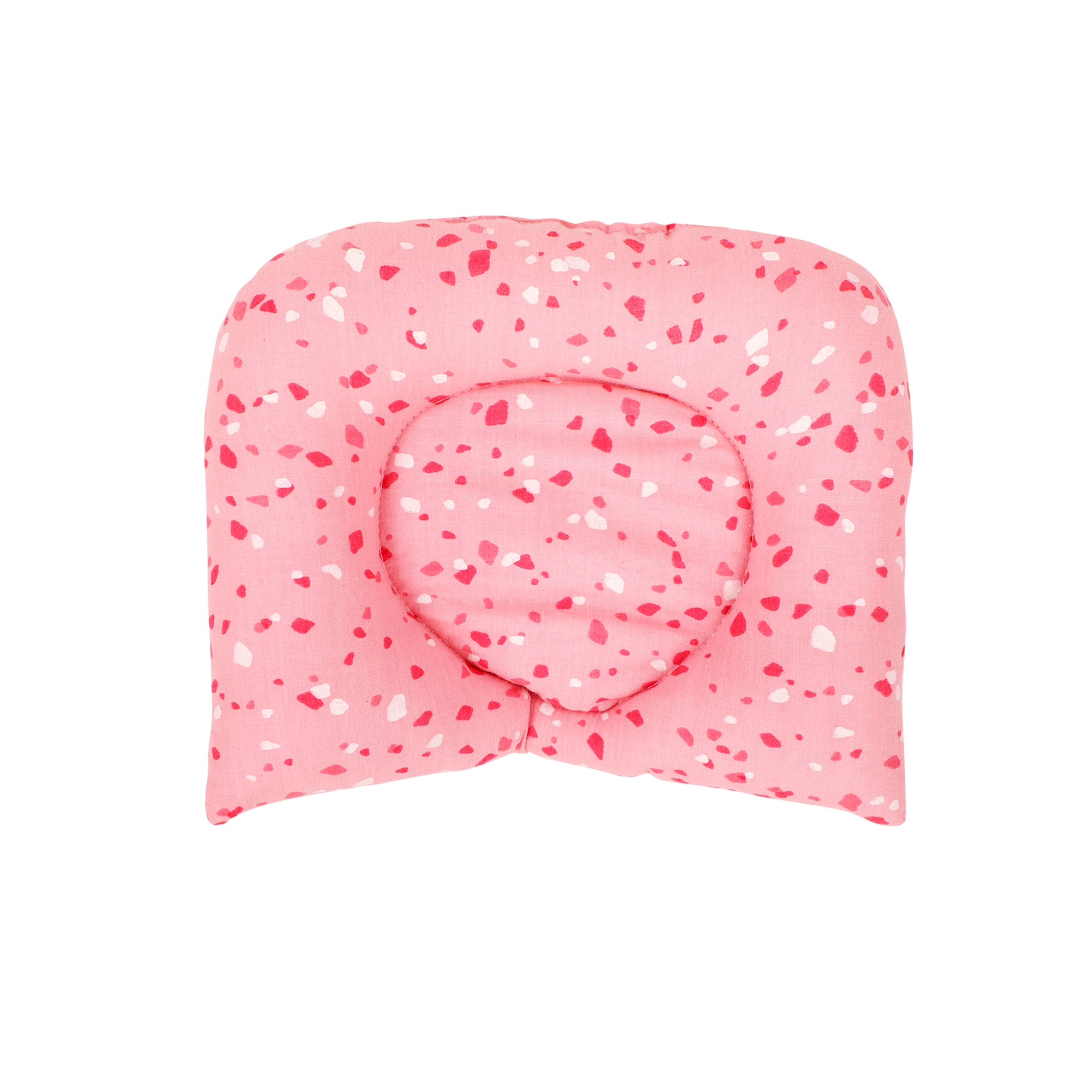 DUSK ROSE TERRAZZO NESTO PAD U-SHAPED PILLOW