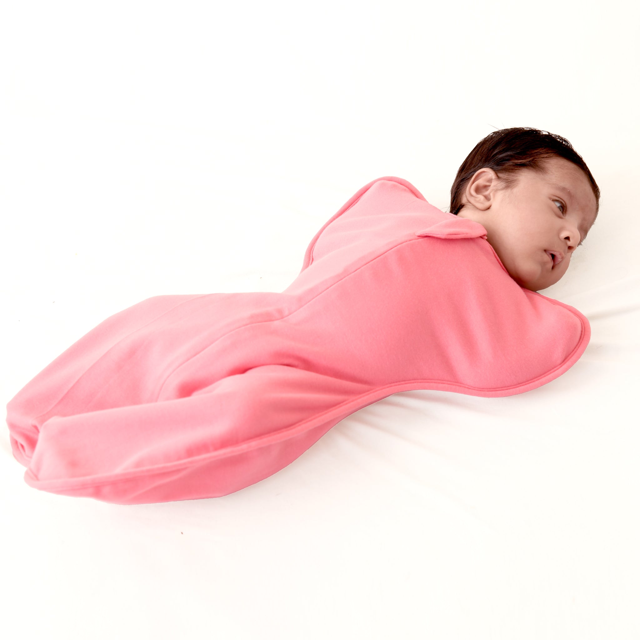 SLEEPING POD SWADDLE FOR BABIES (0.6 TOG) - DESSERT ROSE | TULO BABY