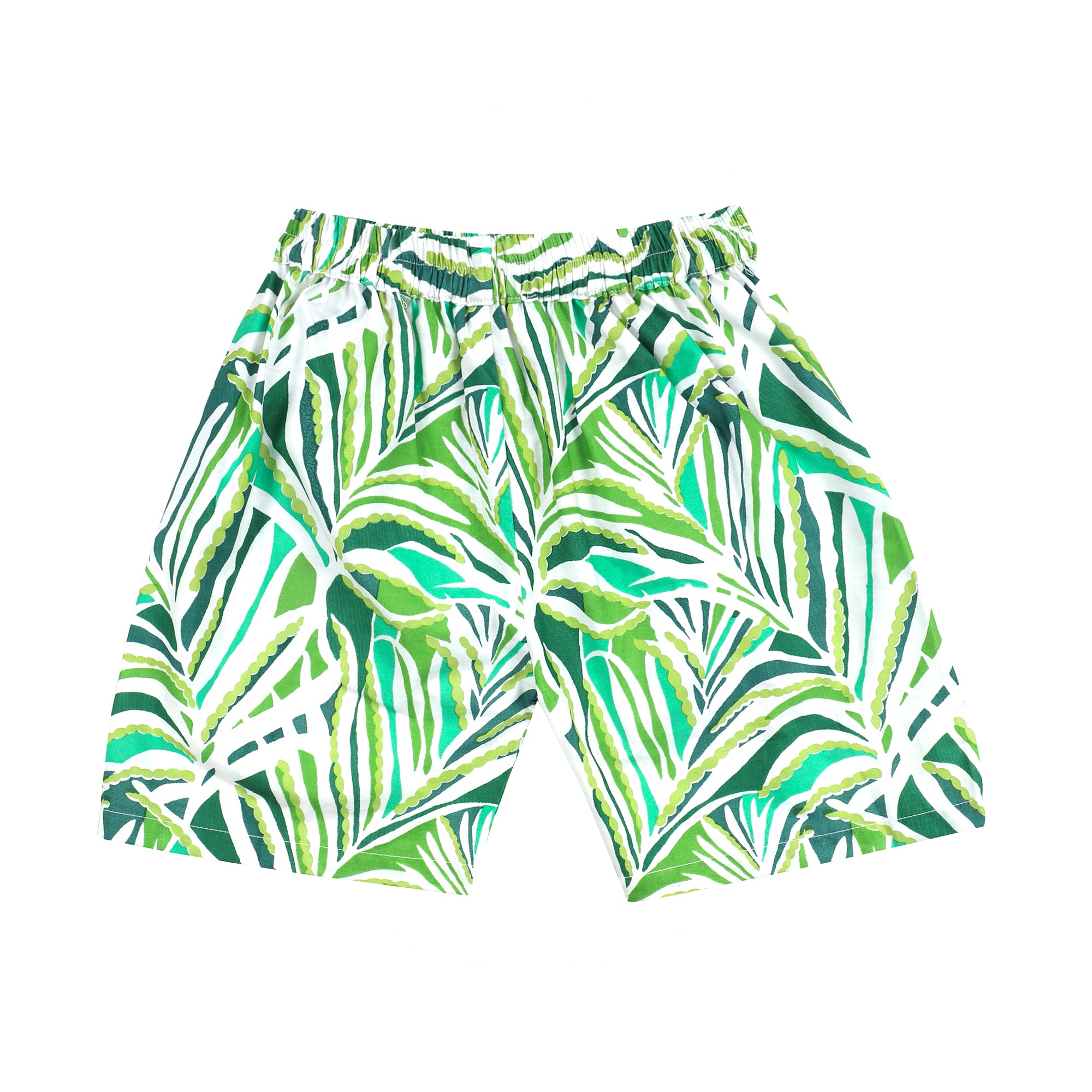 FOLIAGE KIMONO SHORTS SET