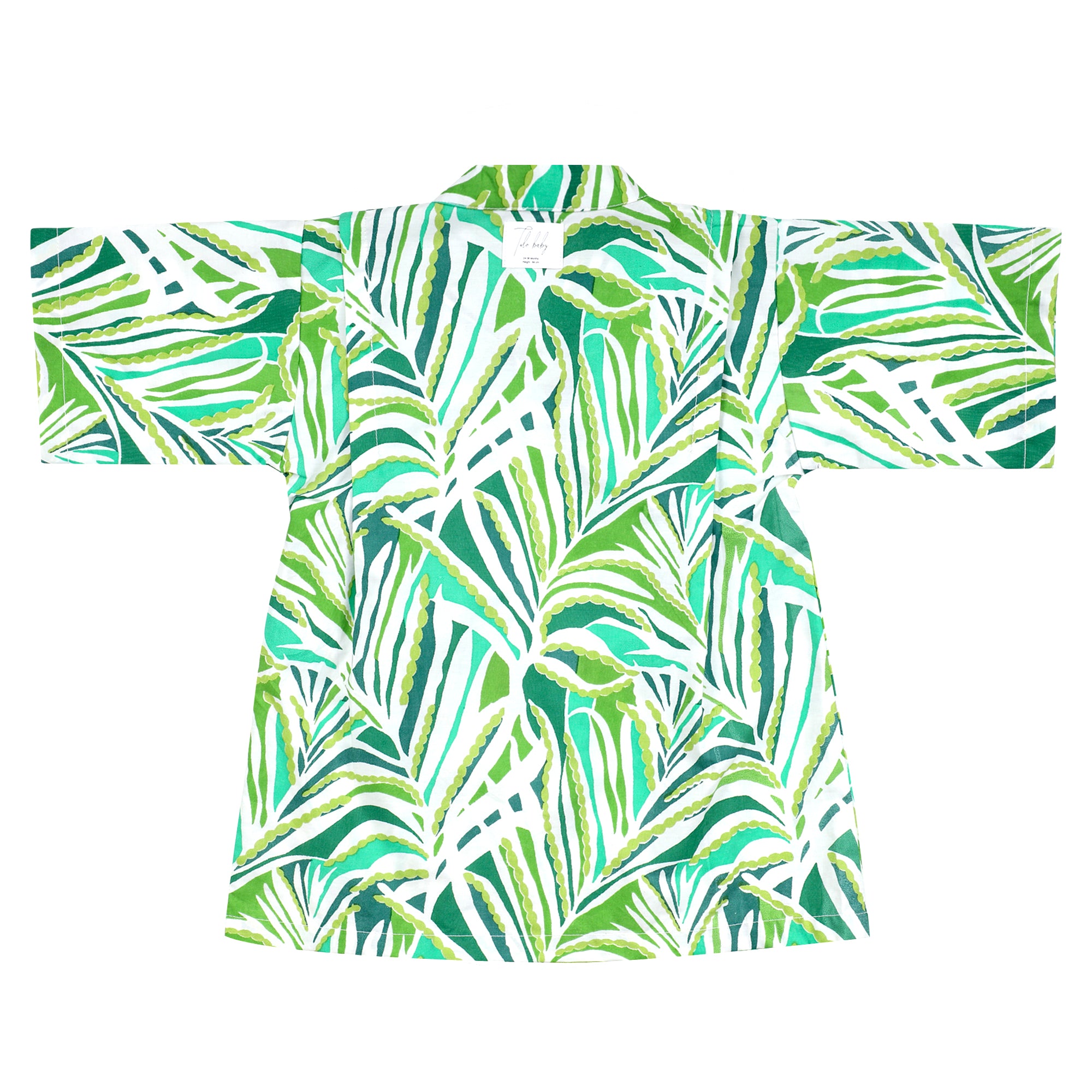 FOLIAGE KIMONO SHORTS SET