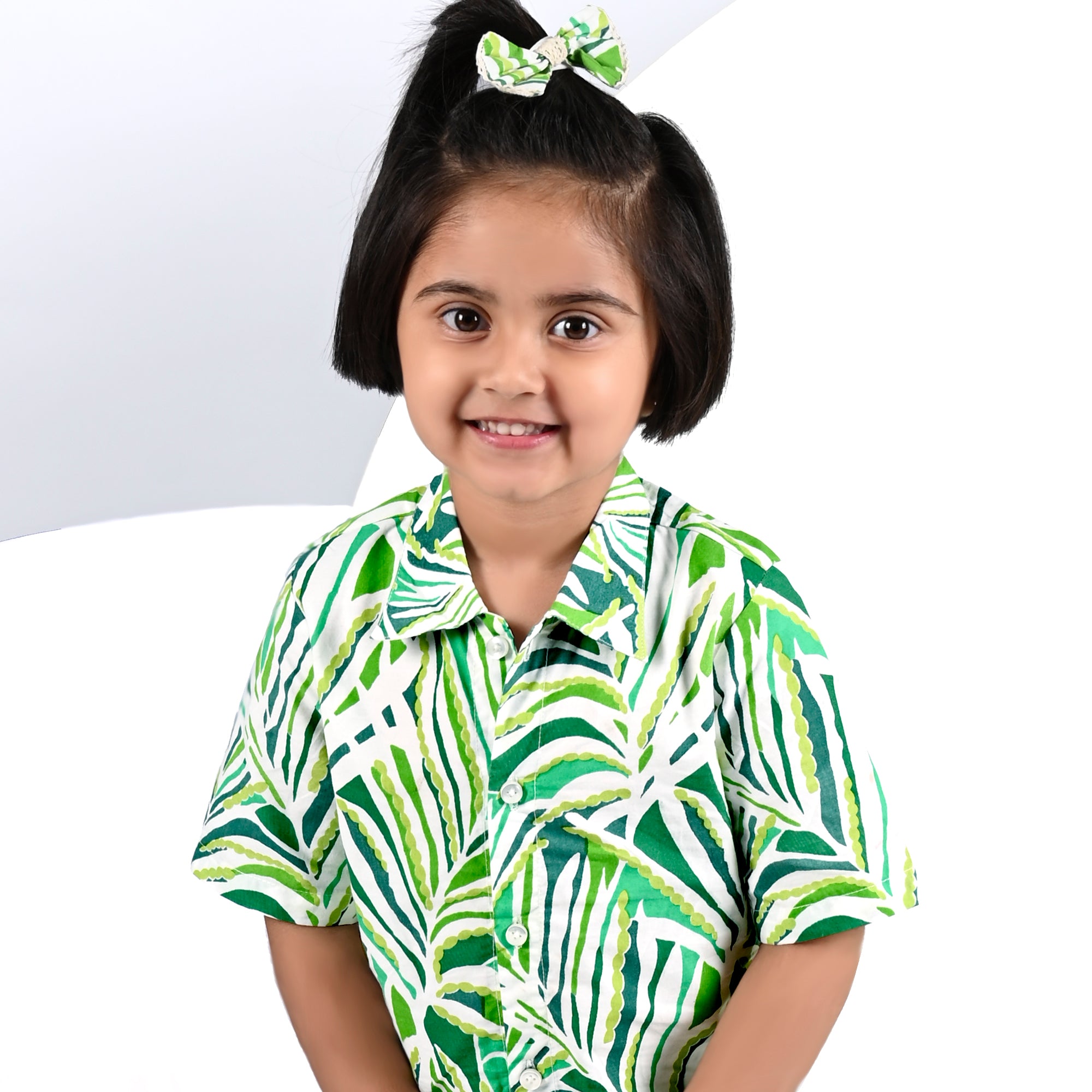 FOLIAGE SHIRT AND SHORTS LOUNGEWEAR