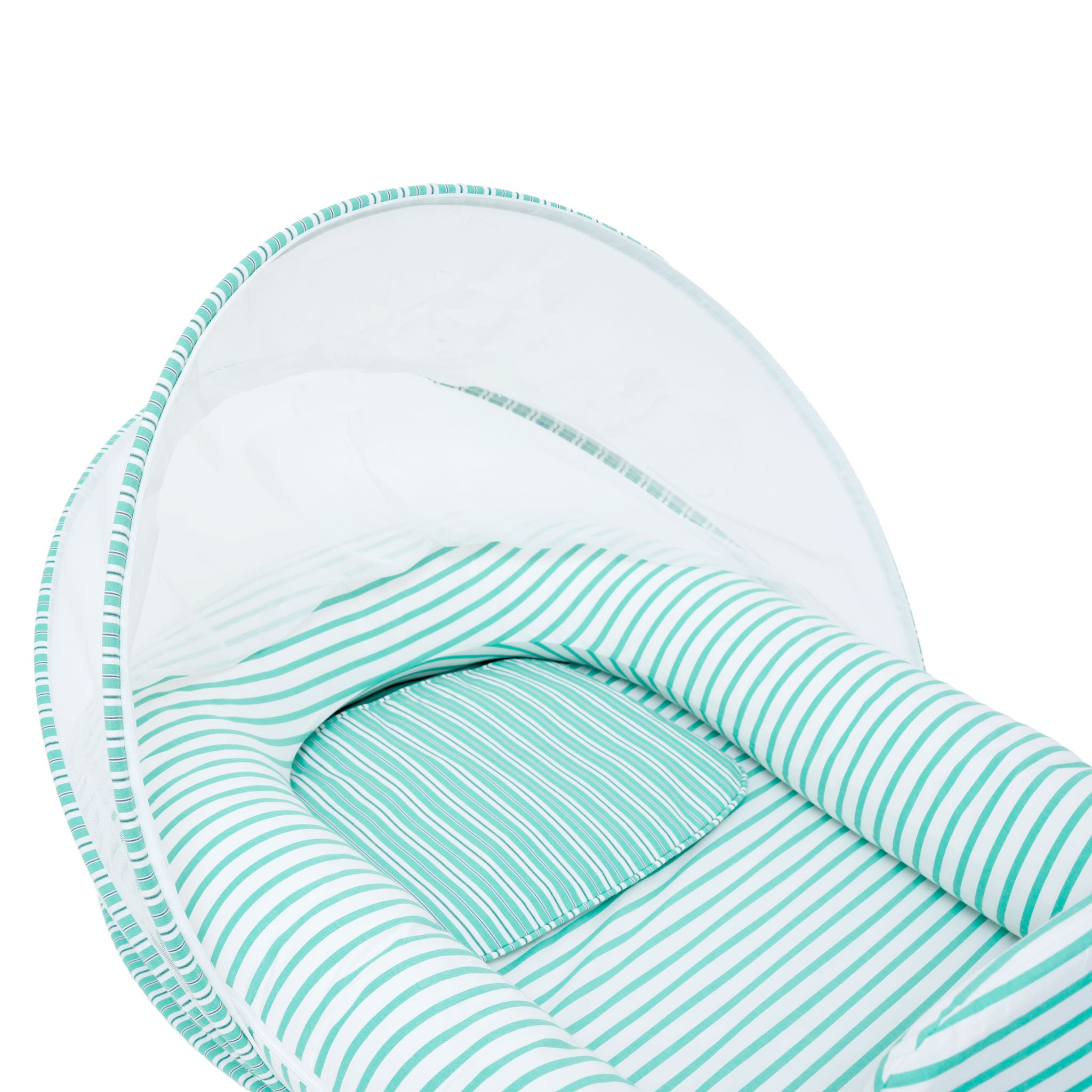 GREEN STRIPE NESTO PAD MOSQUITO NET