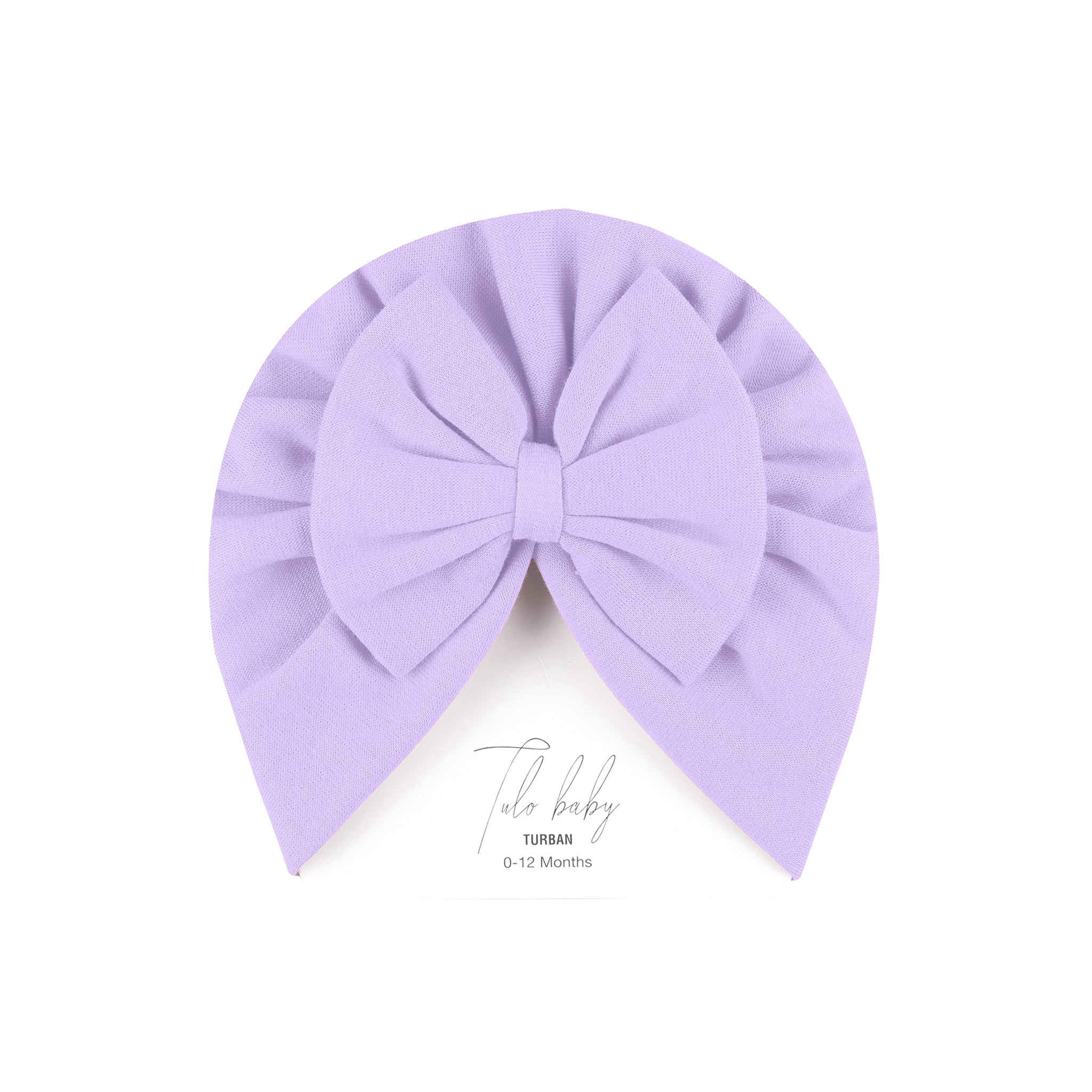 LILAC BOW TURBAN