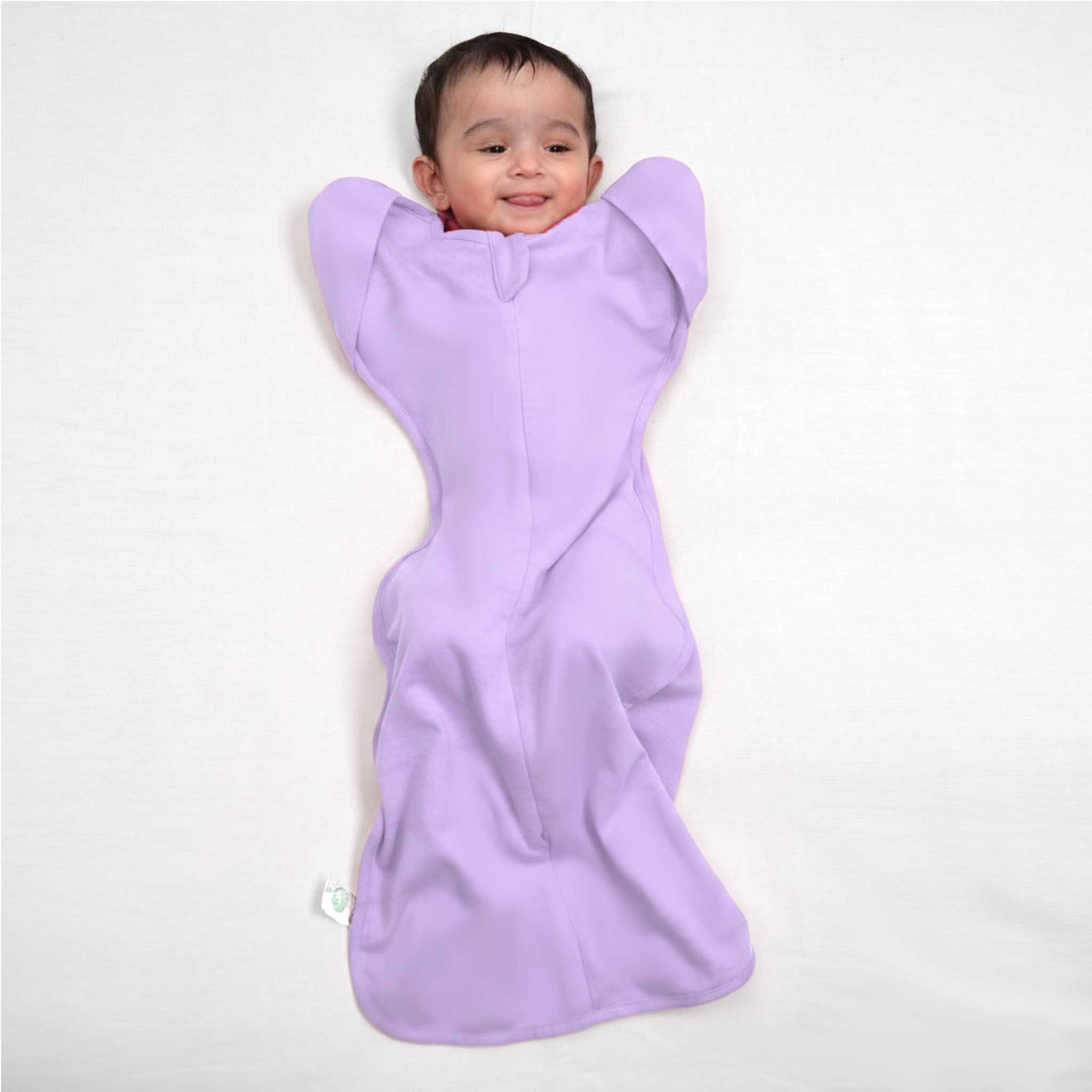 TRANSITIONAL POD SWADDLE FOR BABIES (0.6 TOG) - LILAC | TULO BABY