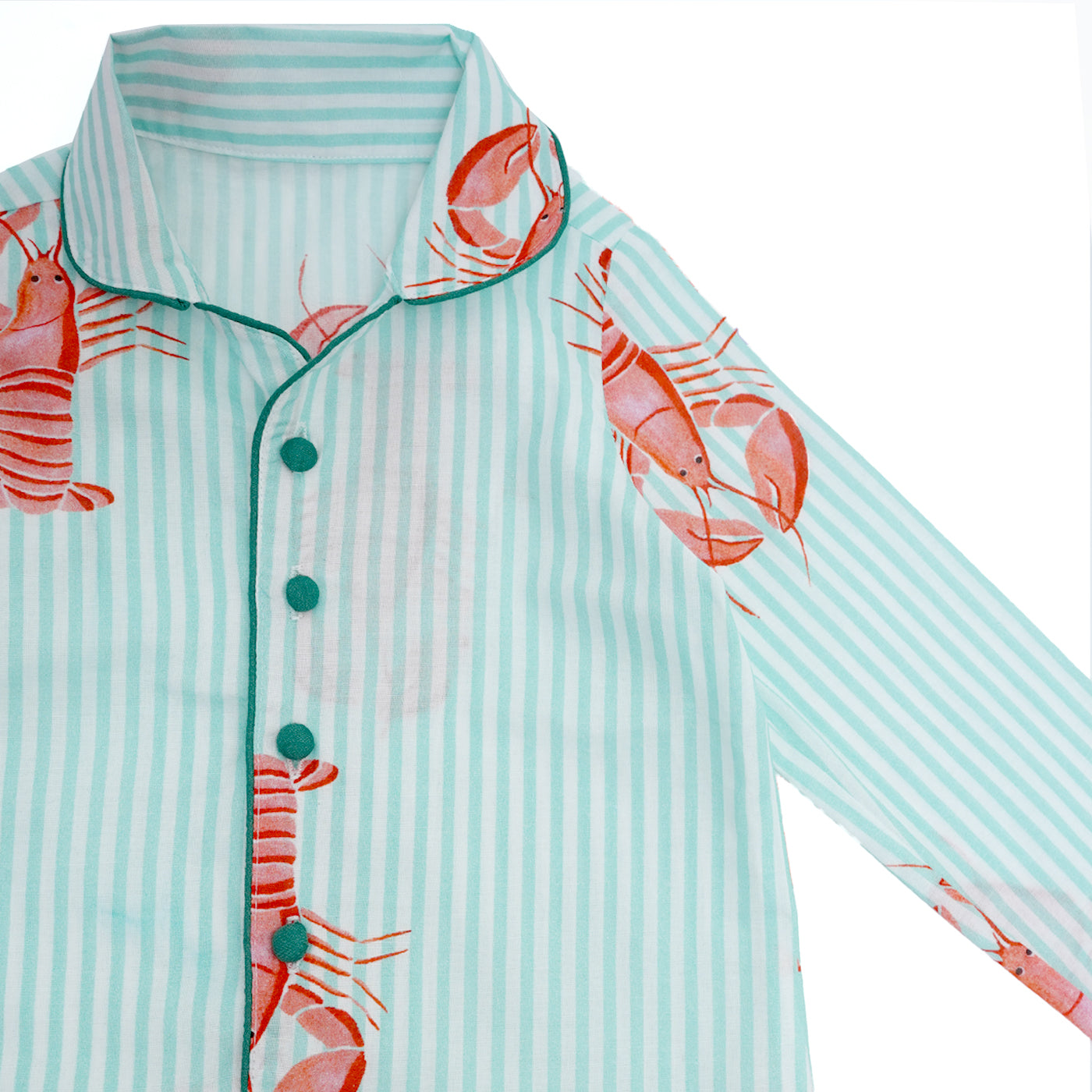 COTTON NIGHT SUIT - LOBSTER BAY | SLEEPWEAR | TULO BABY